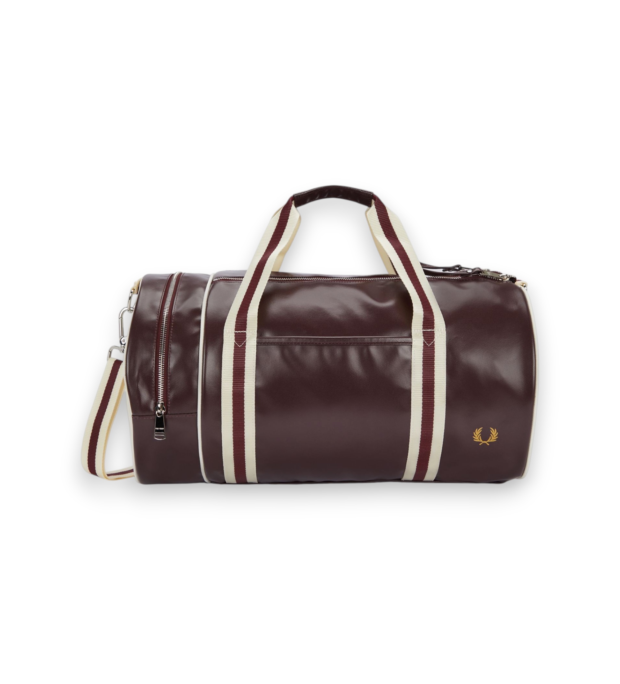 Fred Perryvoor mannen. L7255 Klassieke Barrel-tas bordeaux (OSFA), Casual, Granaatappel, Gerecycled polyester