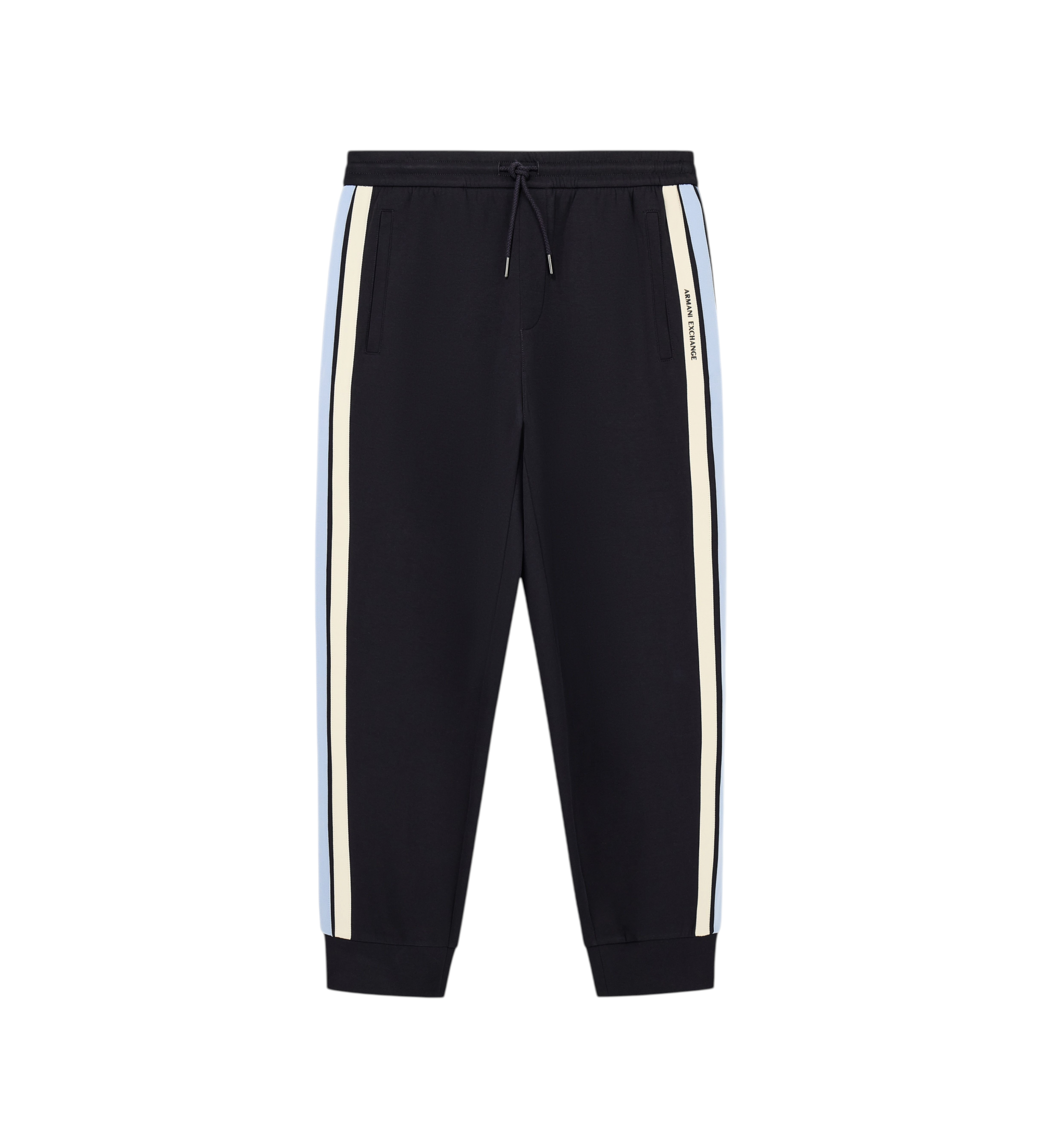 A|X Armani Exchange für Herren. XM002324AF10818UB101 Jogginghose Structured marineblau (S), Lässig, Baumwolle