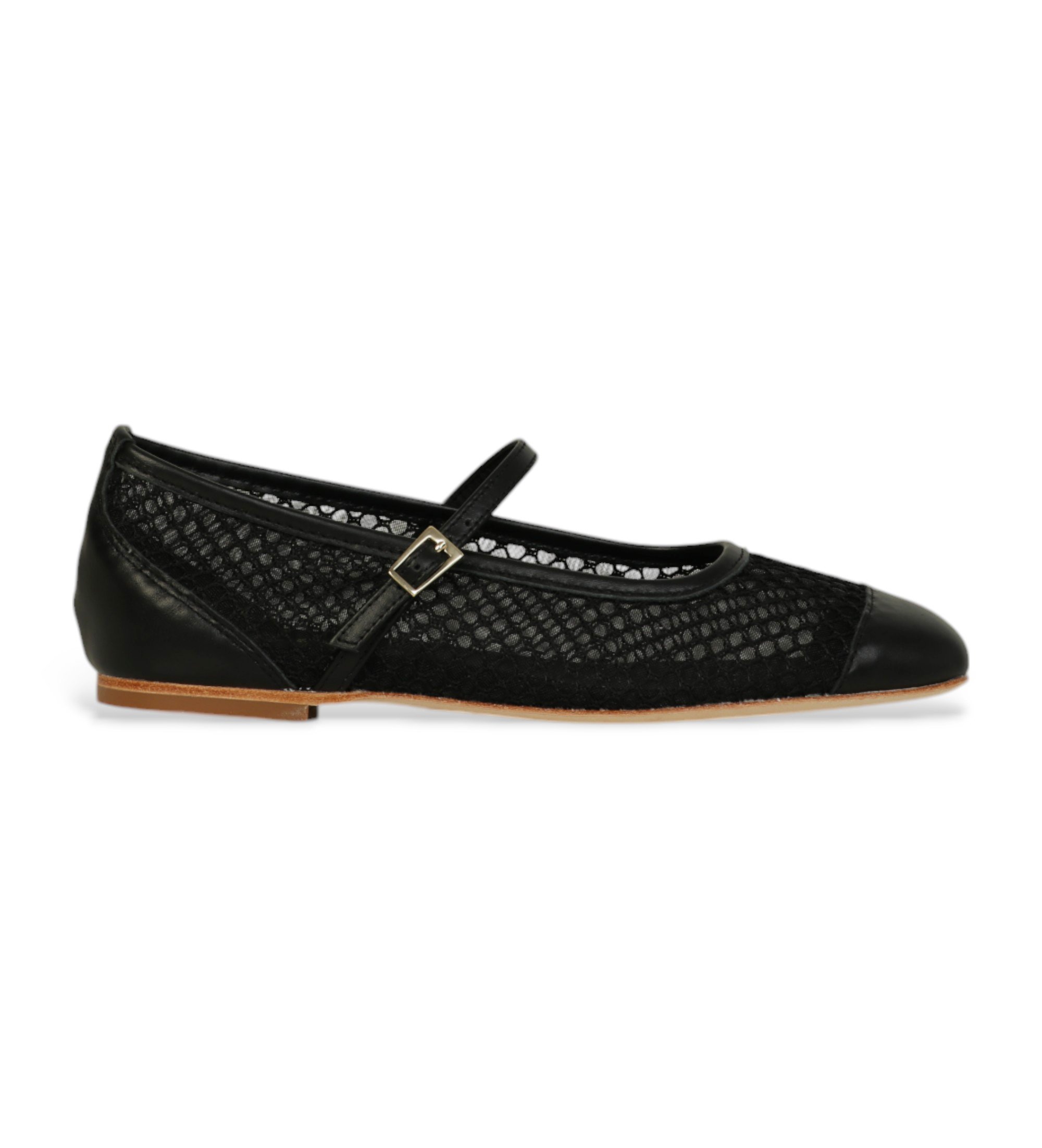 Alpe für Damen. 542013 Hübsche Leder Ballerinas schwarz (36), Wohnung, Schnalle, Lässig
