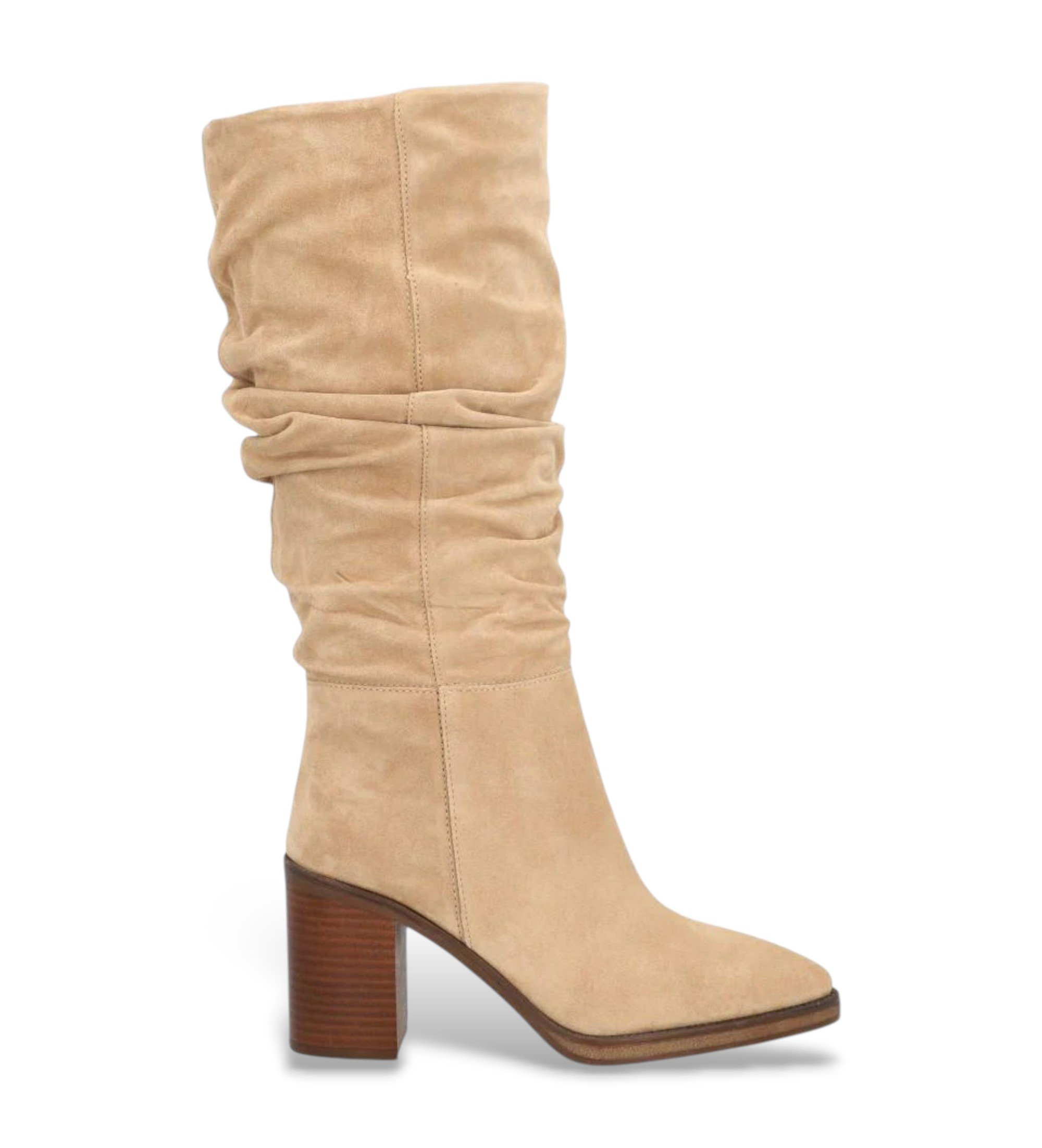Alpe für Damen. 521911 Camden beige Lederstiefel (41), 3 bis 5 cm, Keine, Lässig