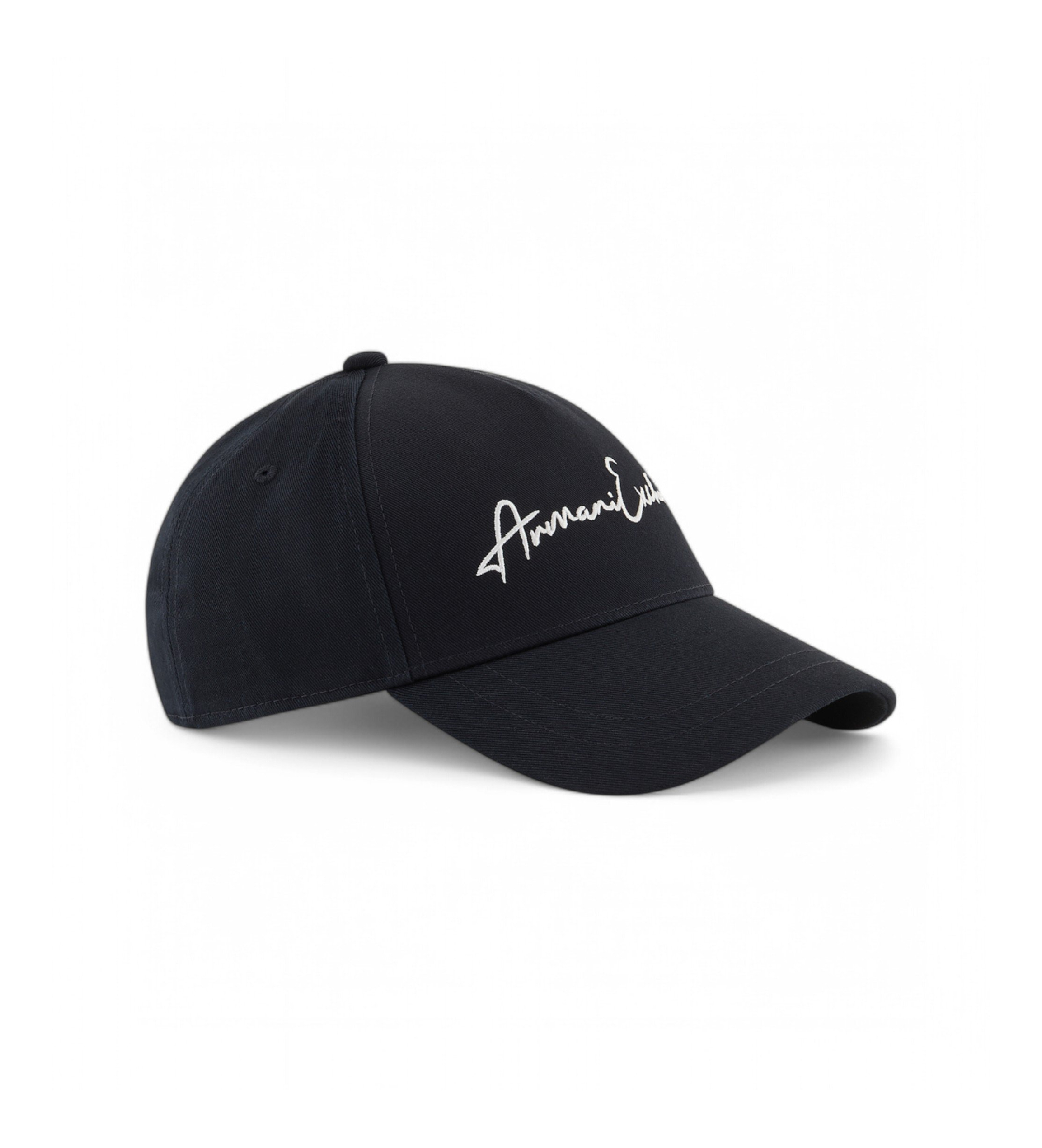 A|X Armani Exchange für Herren. 954224CC51614439 Mütze mit Schirm mit Maxi-Navy-Logo (OSFA), Lässig, Baumwolle, Marine