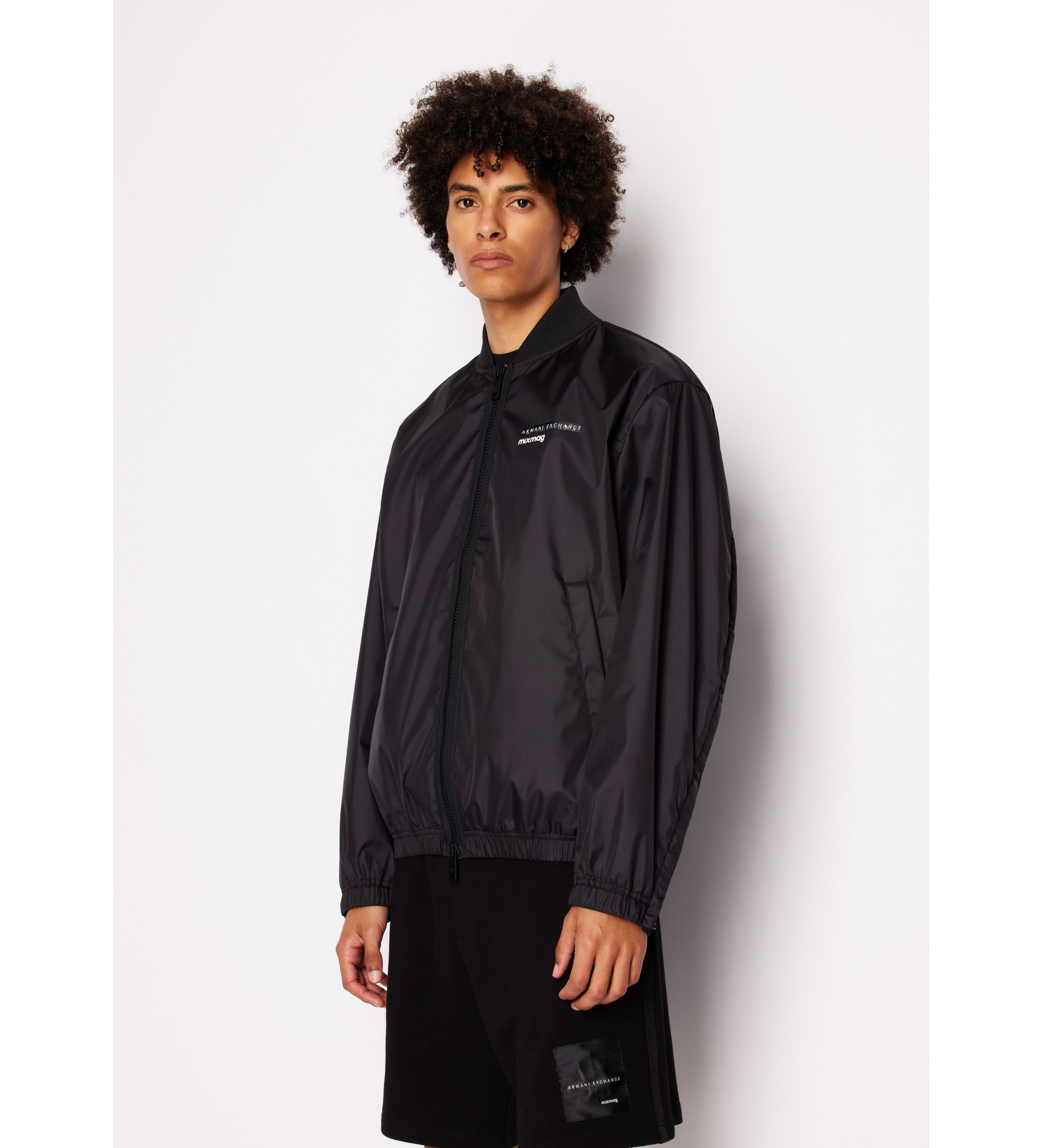 A|X Armani Exchange für Herren. 3DZB20ZN4EZ1200 Sportjacke schwarz (XL), Lässig, Polyester