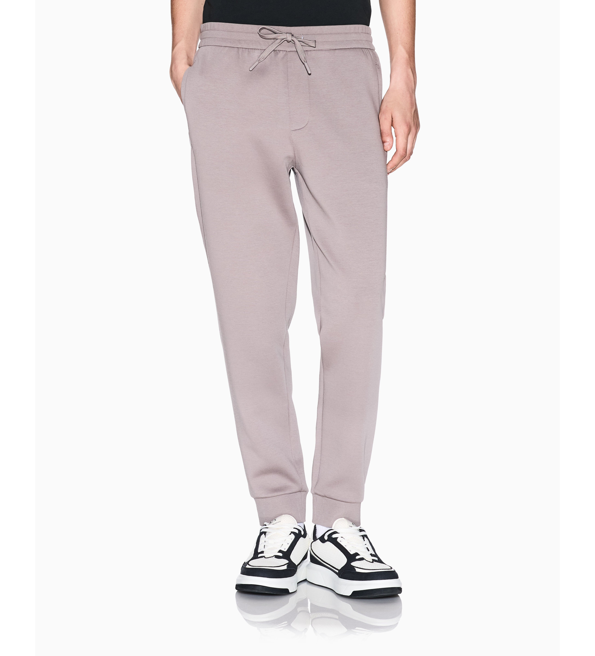 A|X Armani Exchange für Herren. XM000373AF10818U6107 Jogger Logo Hose beige (XL), Lässig, Baumwolle