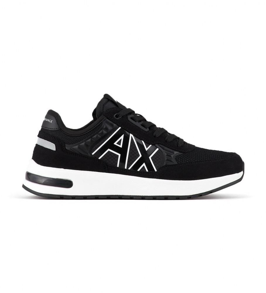 A|X Armani Exchange für Herren. XUX090XV27600002 Turnschuhe Dusseldorf schwarz (45.5), Wohnung, Schnürsenkel, Lässig