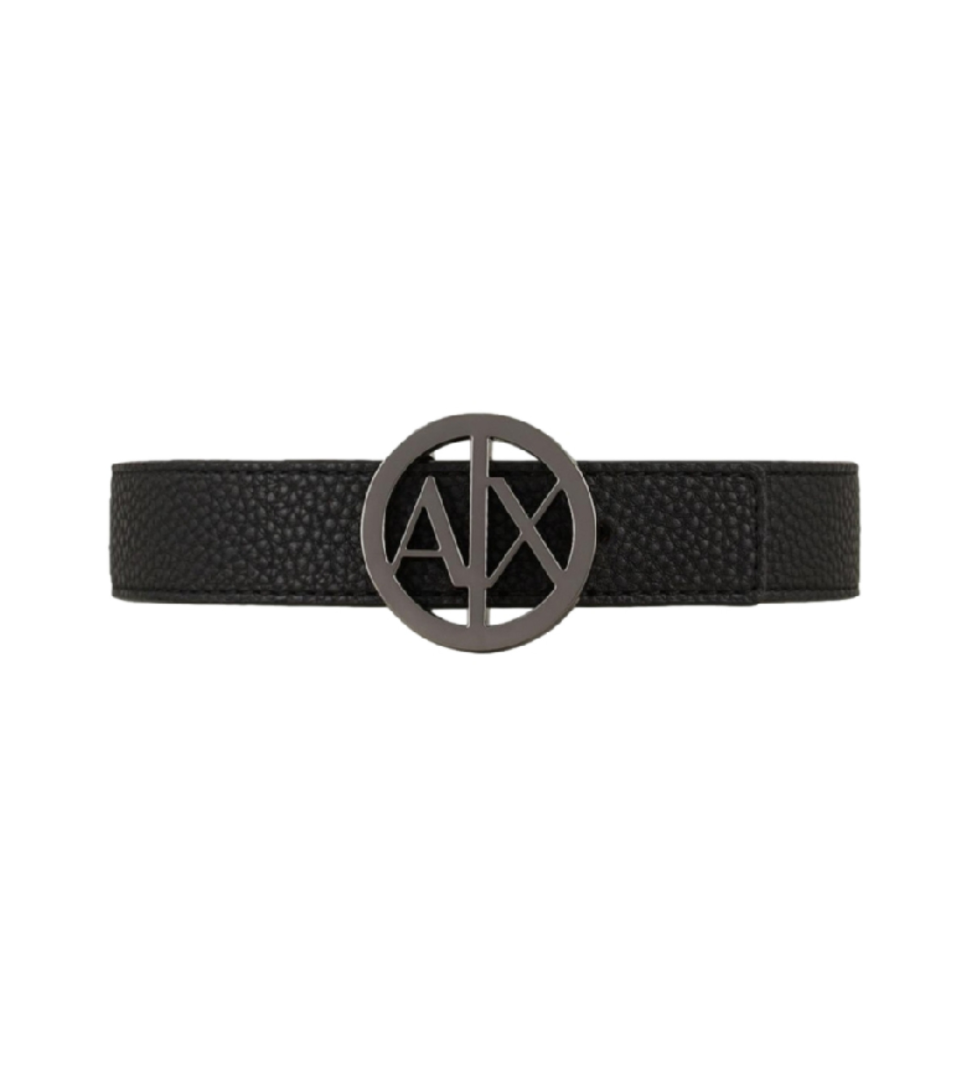 A|X Armani Exchange für Damen. 9411180A87742520 Schwarzer Gürtel (85cm), Lässig, Synthetisch, Kunstleder