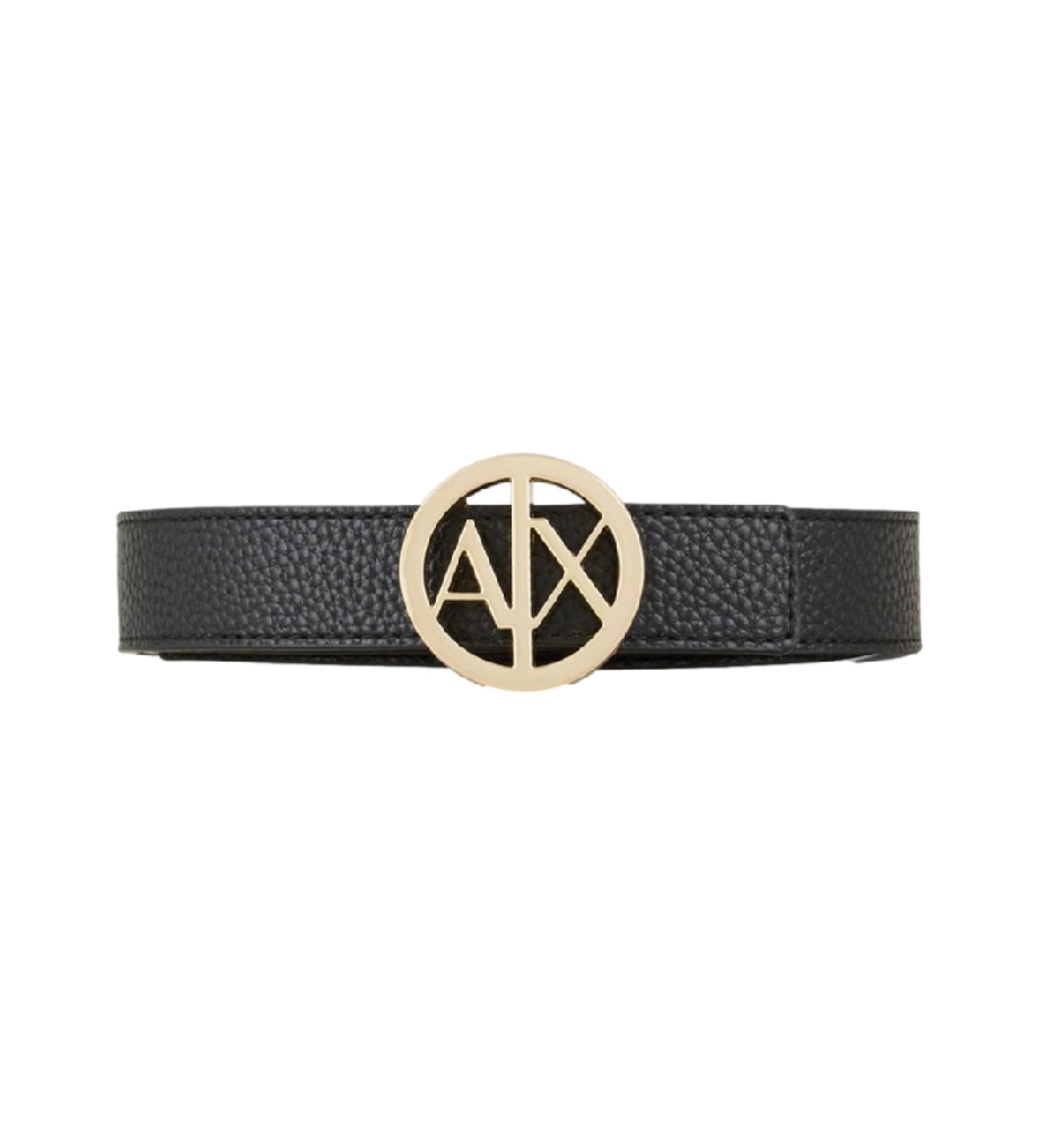 A|X Armani Exchange für Damen. 9411180A87777520 Schwarzer Gürtel (65cm), Lässig, Synthetisch, Kunstleder