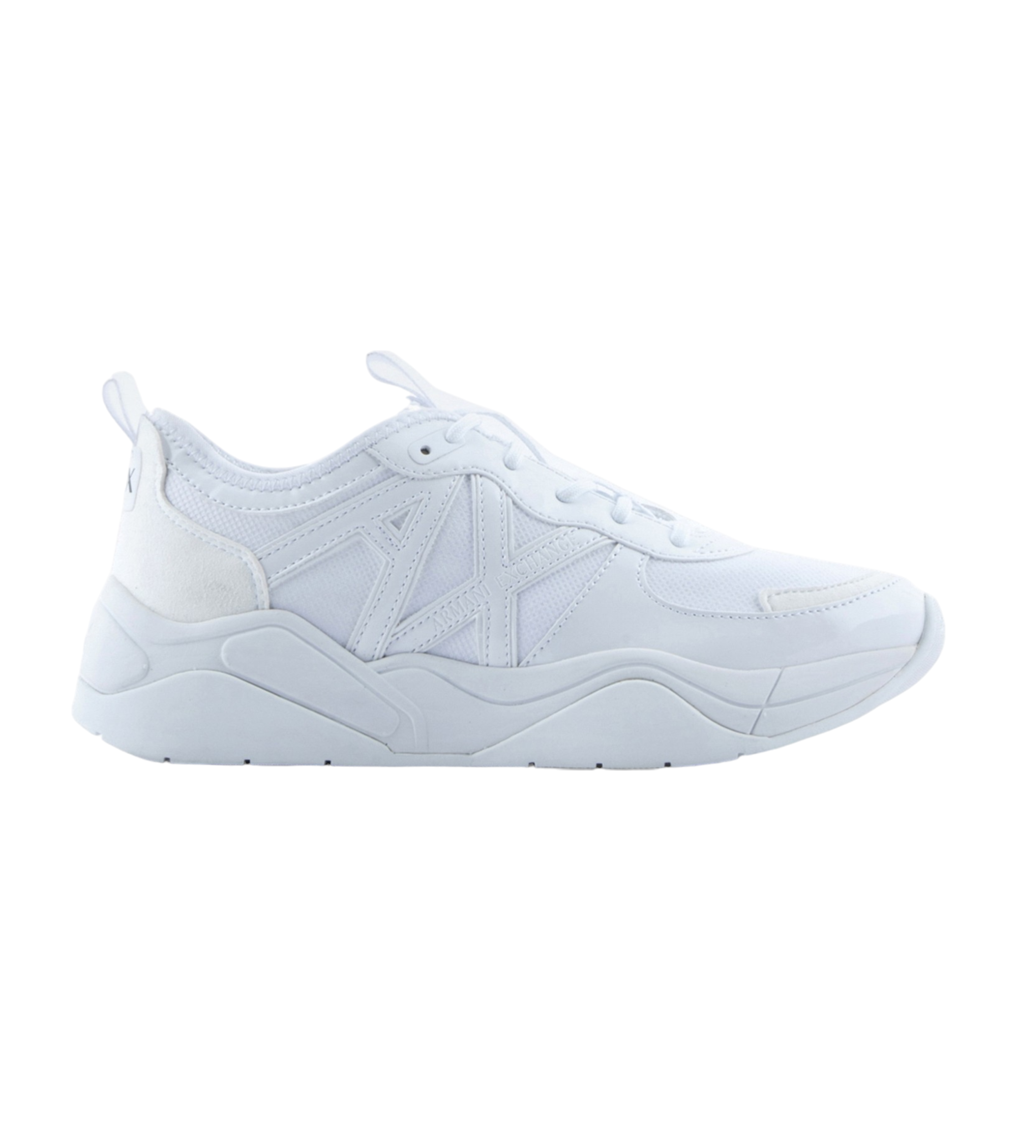 A|X Armani Exchange für Damen. XDX039XV31100152 Lace Up Sneakers weiß (41), Wohnung, Schnürsenkel, Lässig
