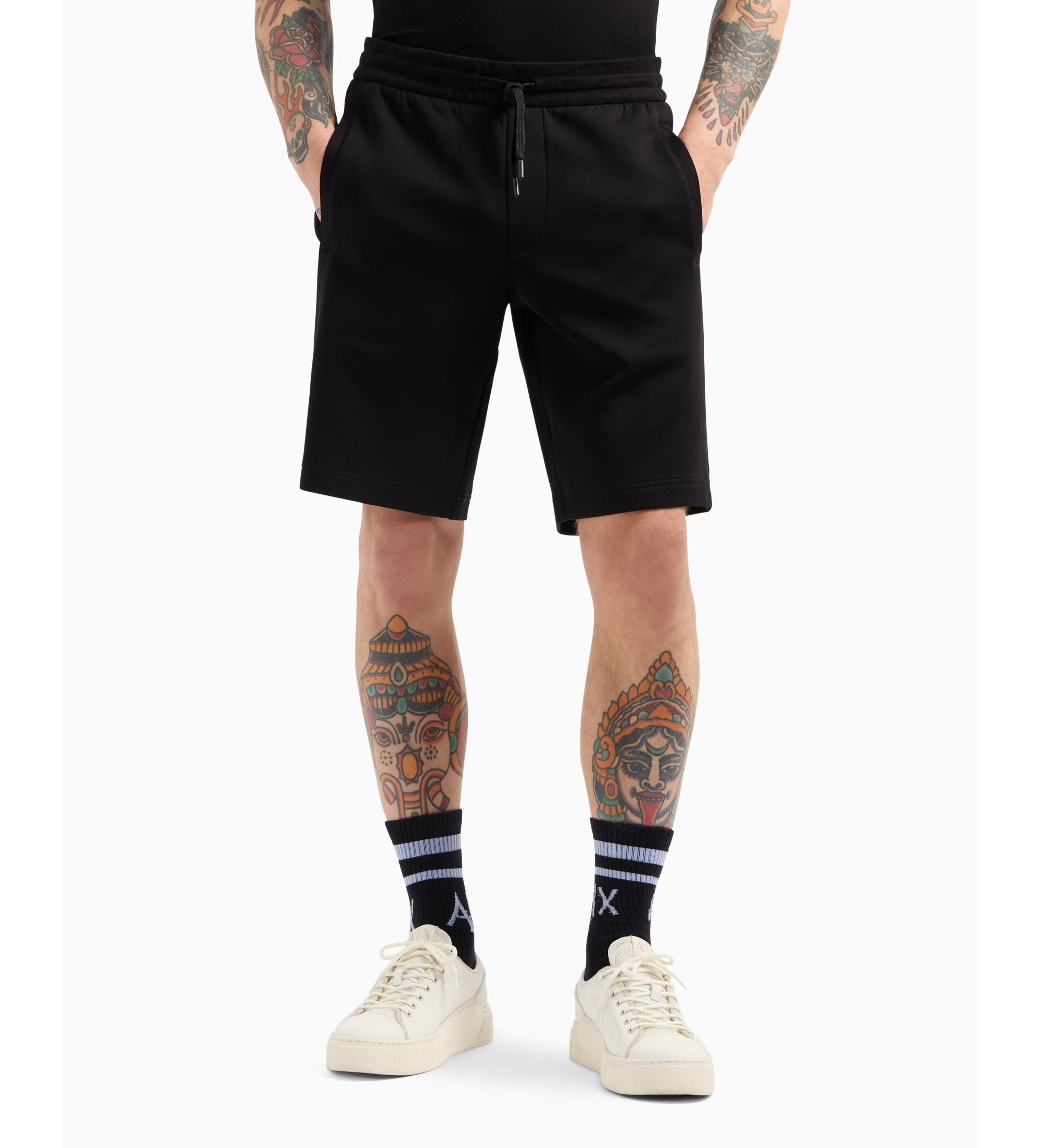 A|X Armani Exchange für Herren. XM000372AF10818UC001 Bermudashorts Style schwarz (XL), Lässig, Baumwolle
