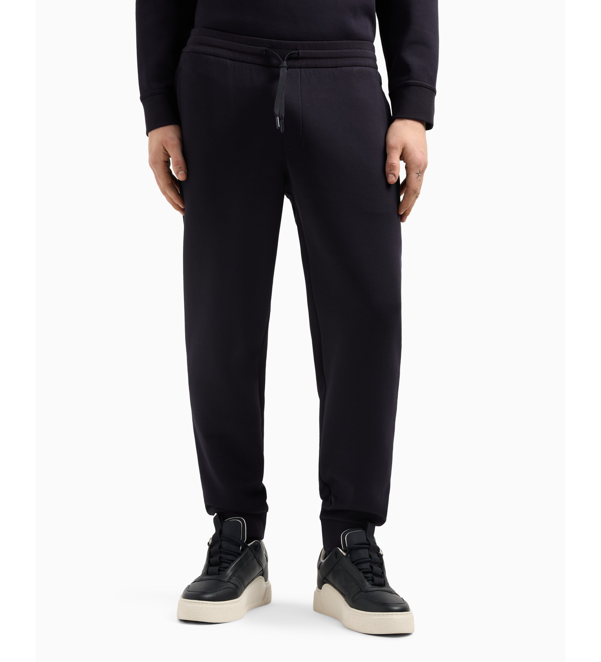 A|X Armani Exchange für Herren. XM000373AF10818UB101 Marineblaue Jogginghose (M), Lässig, Sportlich, Baumwolle, Multisport