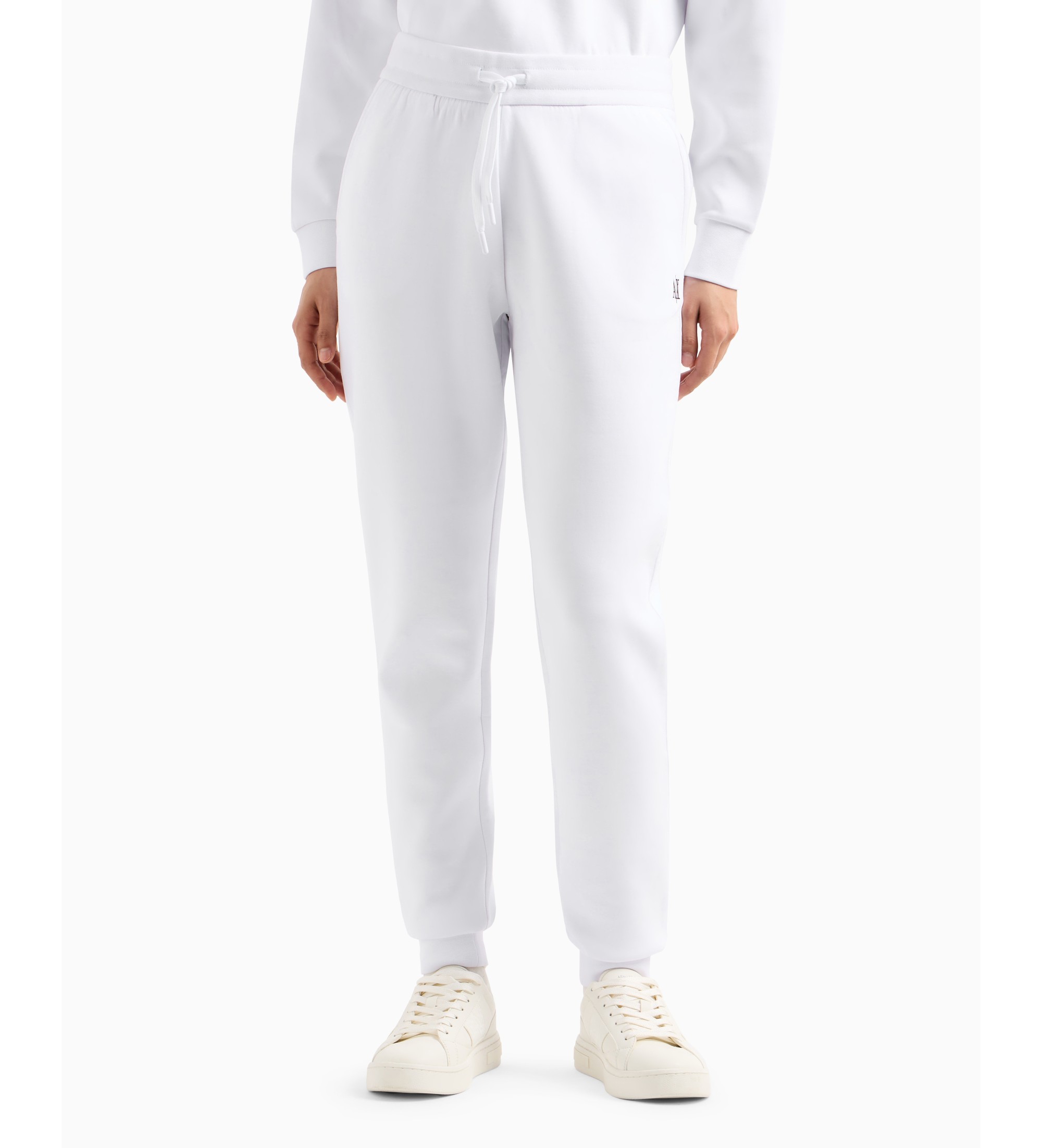 A|X Armani Exchange für Damen. XW000824AF10818U0002 Weiße Jogginghose (M), Lässig, Baumwolle