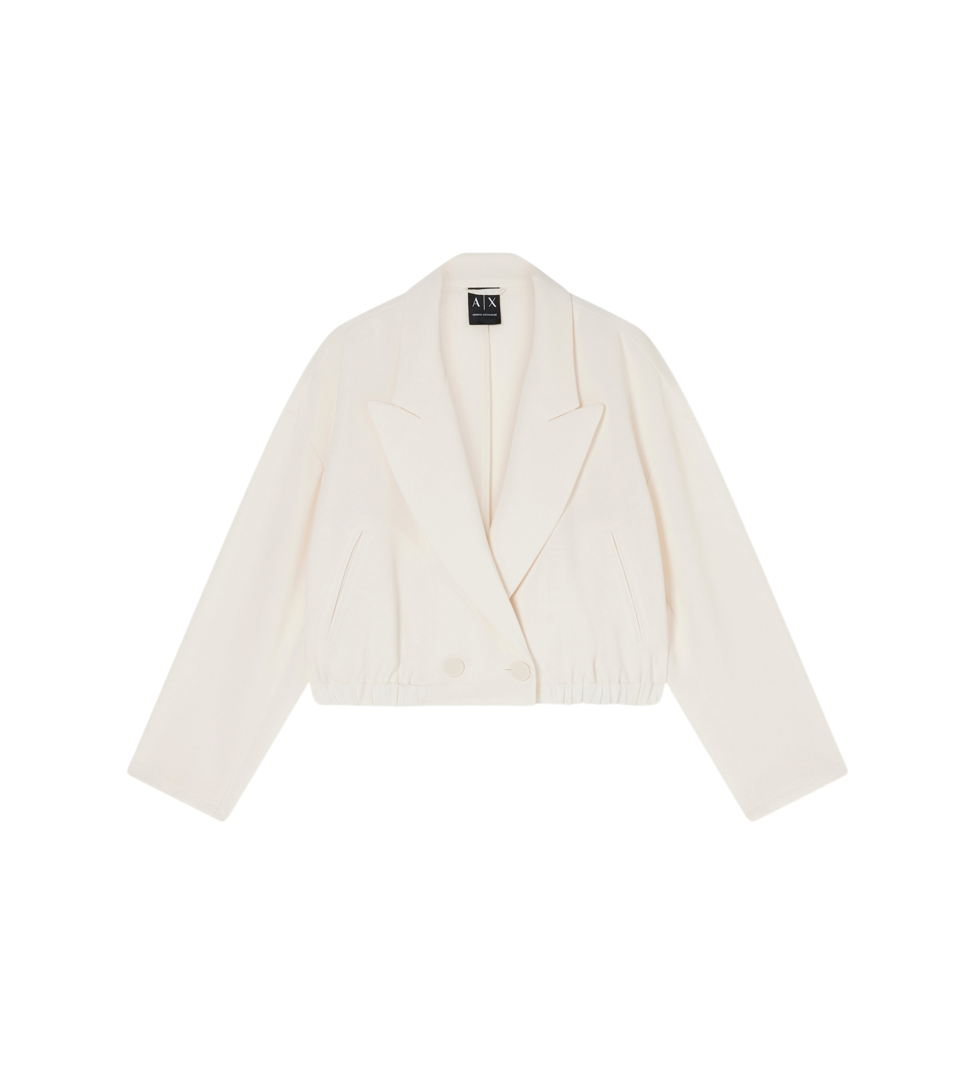 A|X Armani Exchange für Damen. XW002834AF21556U1003 Moderne Jacke weiß (M), Lässig, Polyester