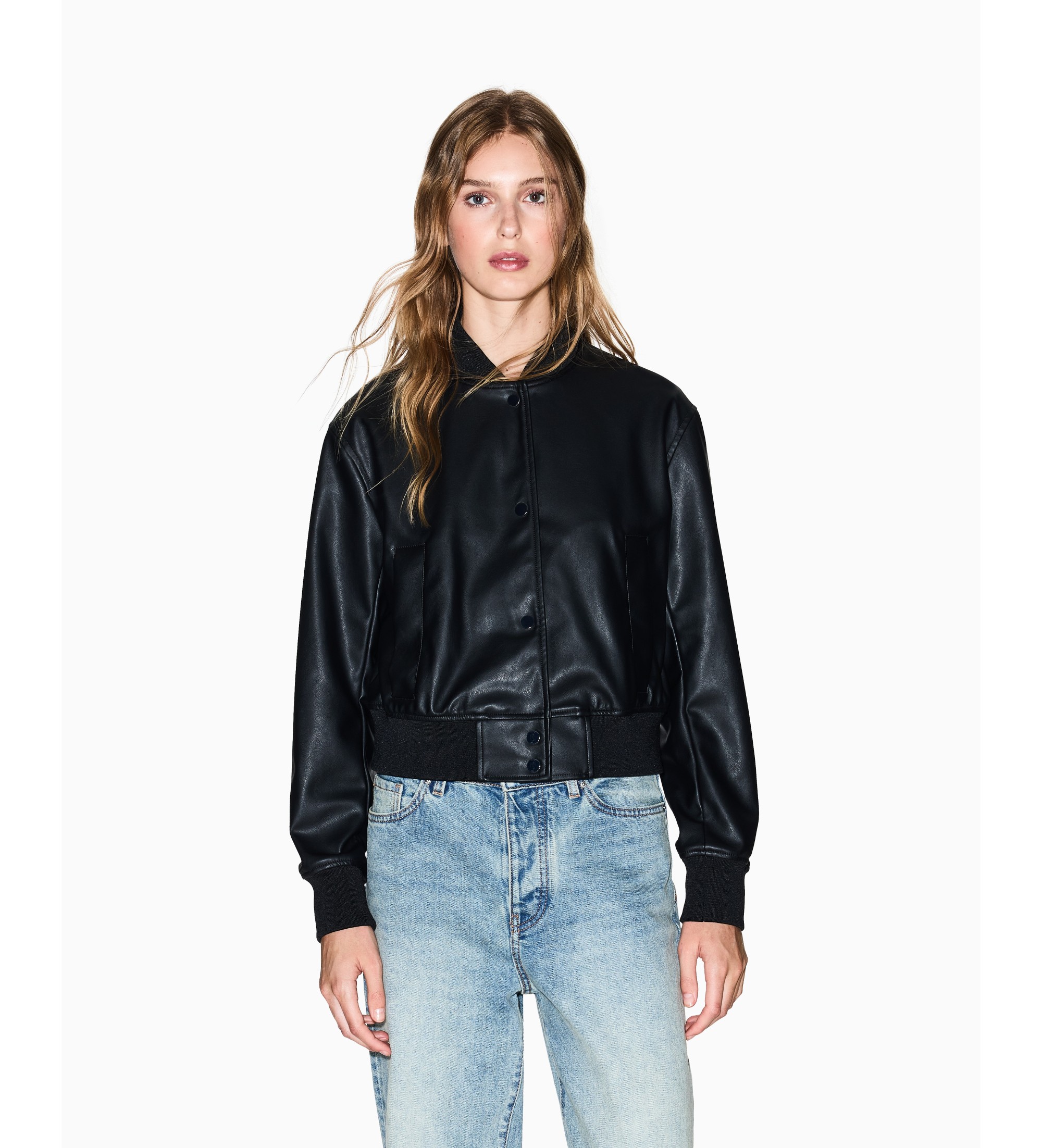 A|X Armani Exchange für Damen. XW001432AF16618UC001 Jacke Clip schwarz (XL), Lässig, Polyester