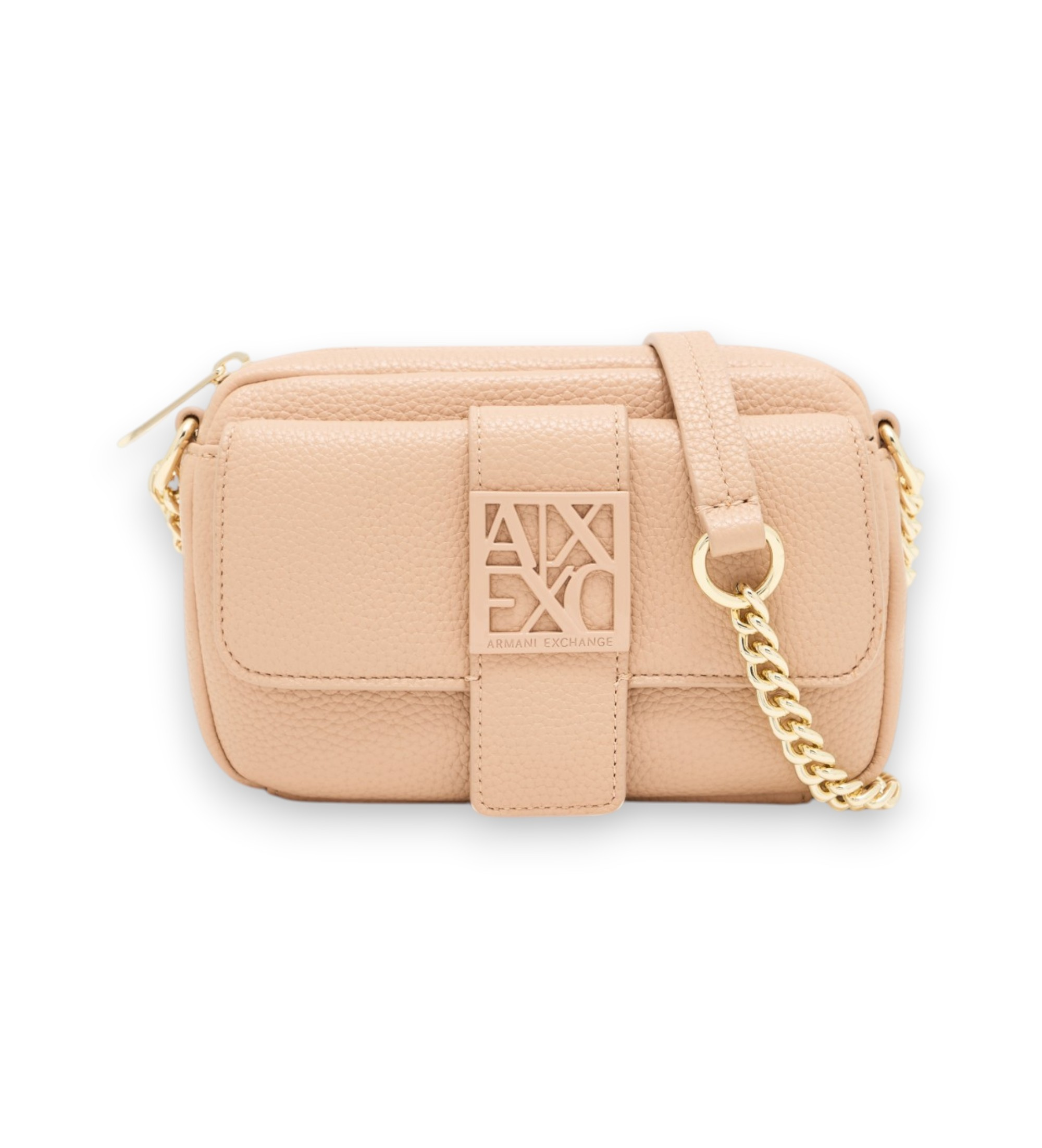 A|X Armani Exchange für Damen. XW000324AF11902U6149 Mini-Umhängetasche mit beigem Logo (OSFA), Lässig, Polyester