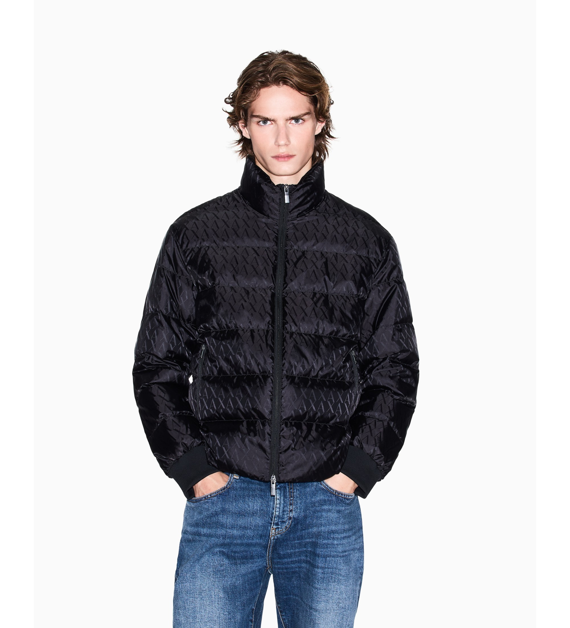 A|X Armani Exchange für Herren. XM001580AF16628UC001 Style Steppjacke schwarz (XS), Lässig, Polyamid