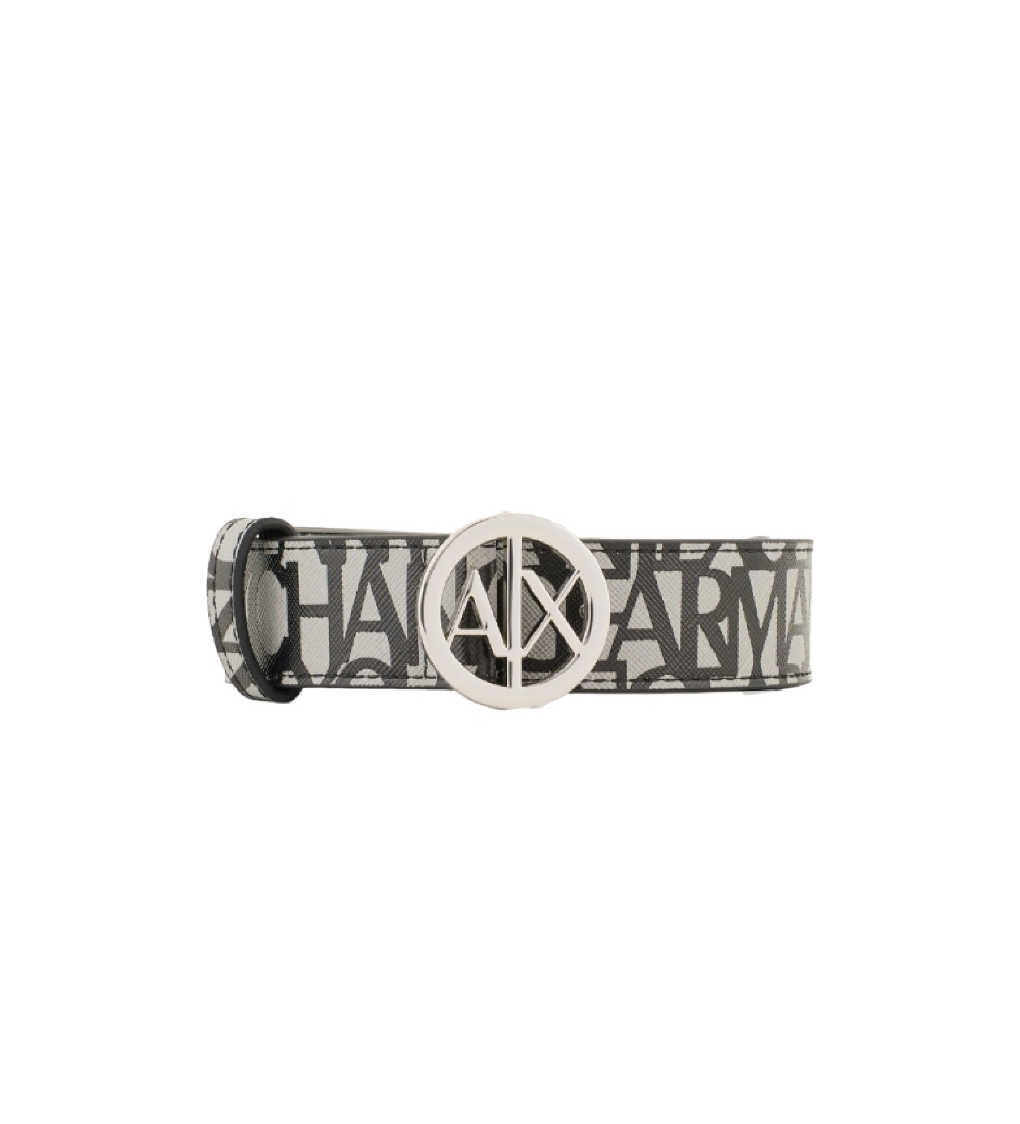 A|X Armani Exchange für Damen. 941153CC75715655 Schwarzer Schnallengürtel (65cm), Lässig, Polyester