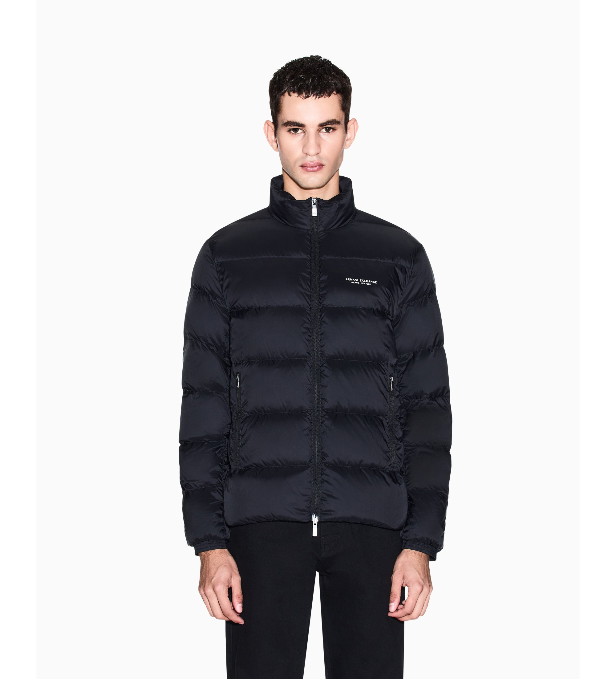 A|X Armani Exchange für Herren. XM001575AF16927UC001 Daunenjacke schwarz (M), Lässig, Nylon