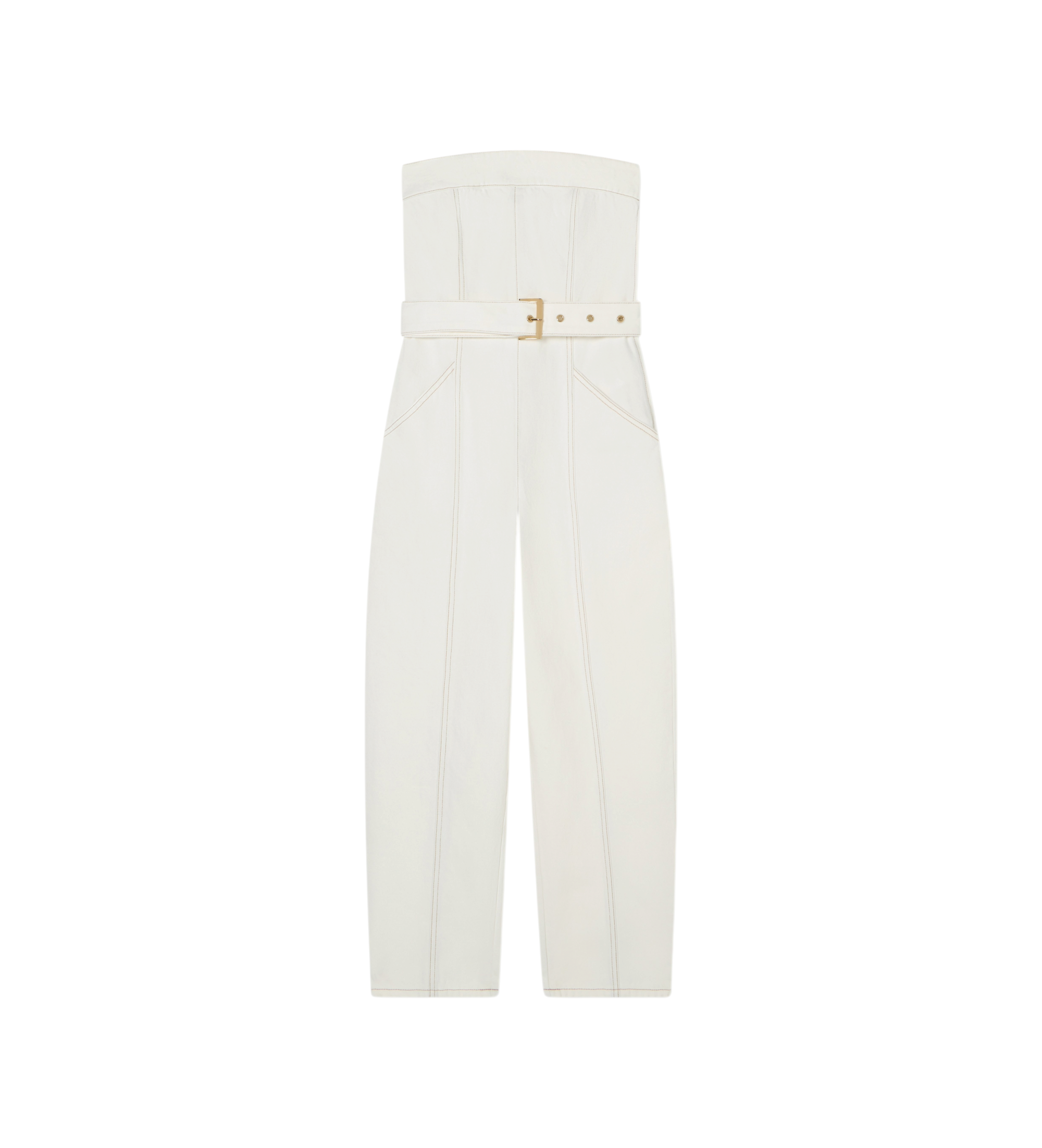 A|X Armani Exchange für Damen. XW002255AF21335M0054 Weißer Marca-Overall weiß (M), Lässig, Baumwolle