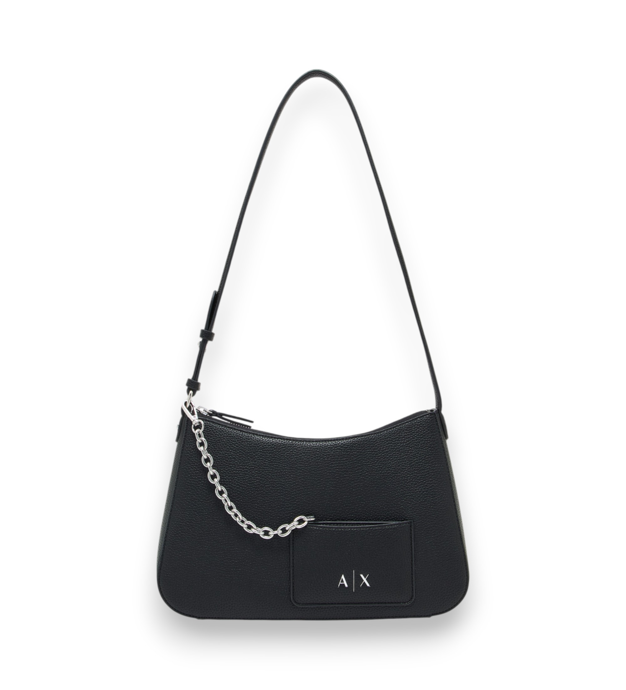 A|X Armani Exchange für Damen. XW001213AF15625UC001 Schwarze Kettenhandtasche (OSFA), Lässig, Polyester