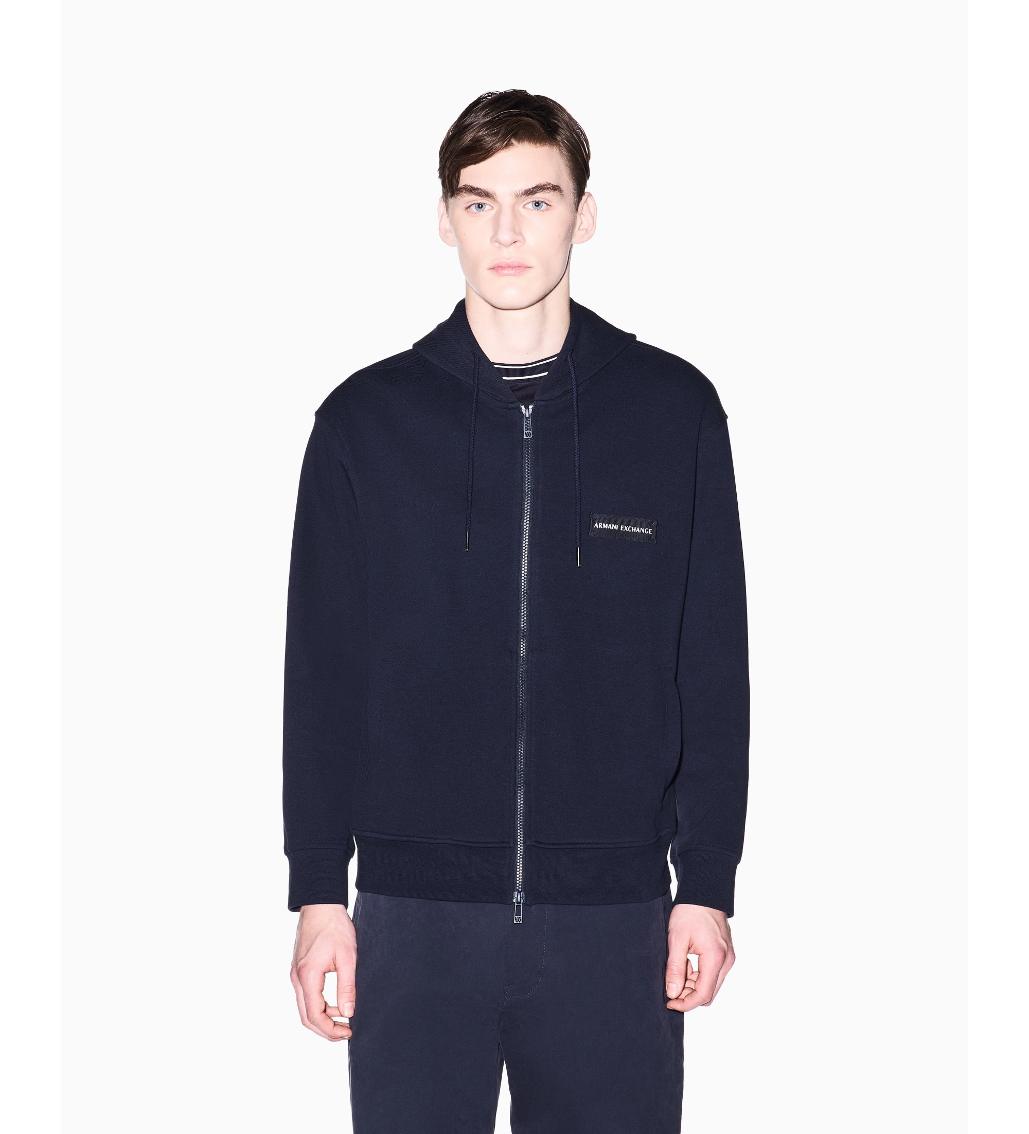 A|X Armani Exchange für Herren. XM002352AF21869UB101 Lässiges marineblaues Sweatshirt (XXL), Baumwolle