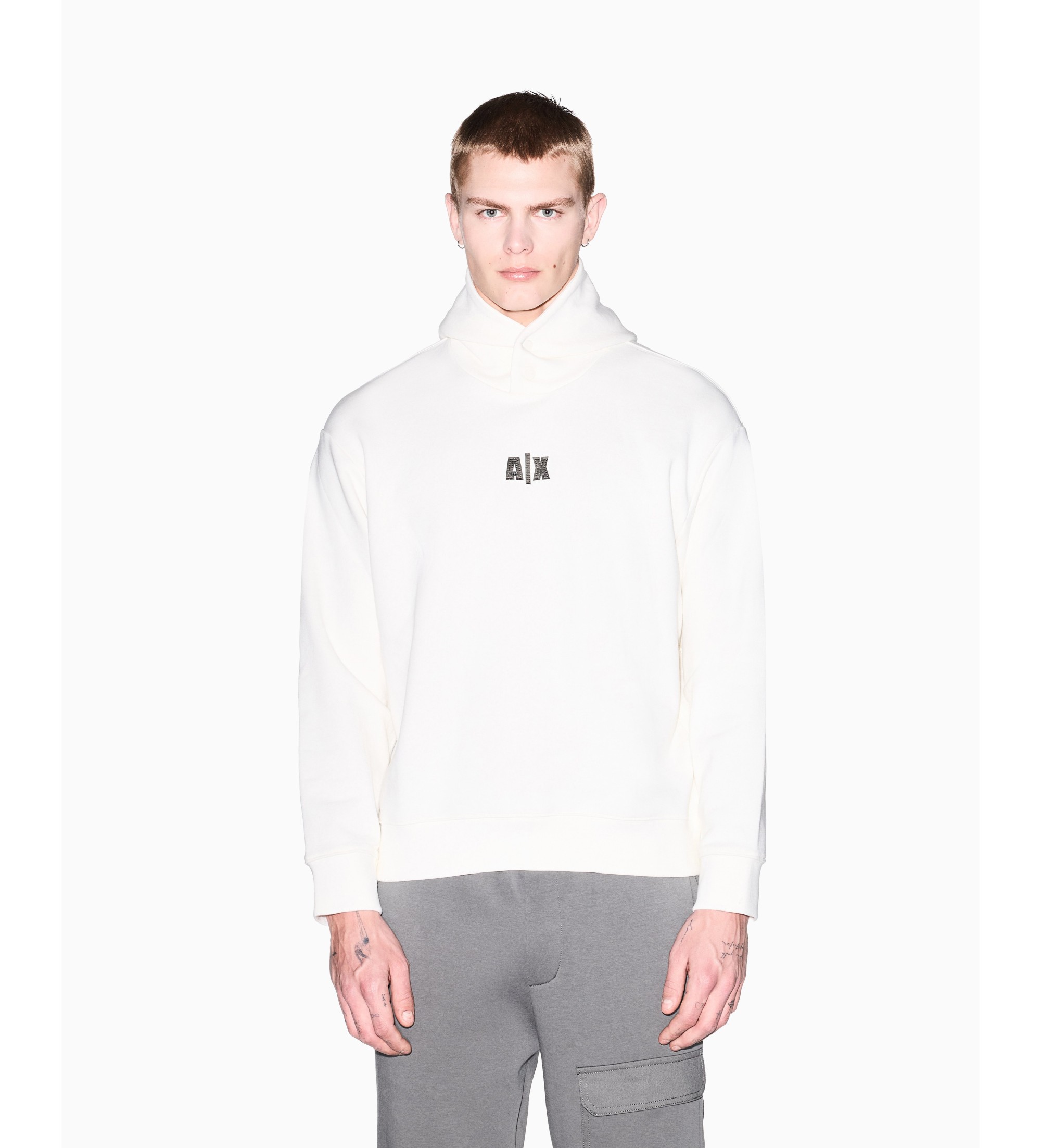 A|X Armani Exchange für Herren. XM002388AF20169U1074 Sweatshirt Ton beige (S), Lässig, Baumwolle