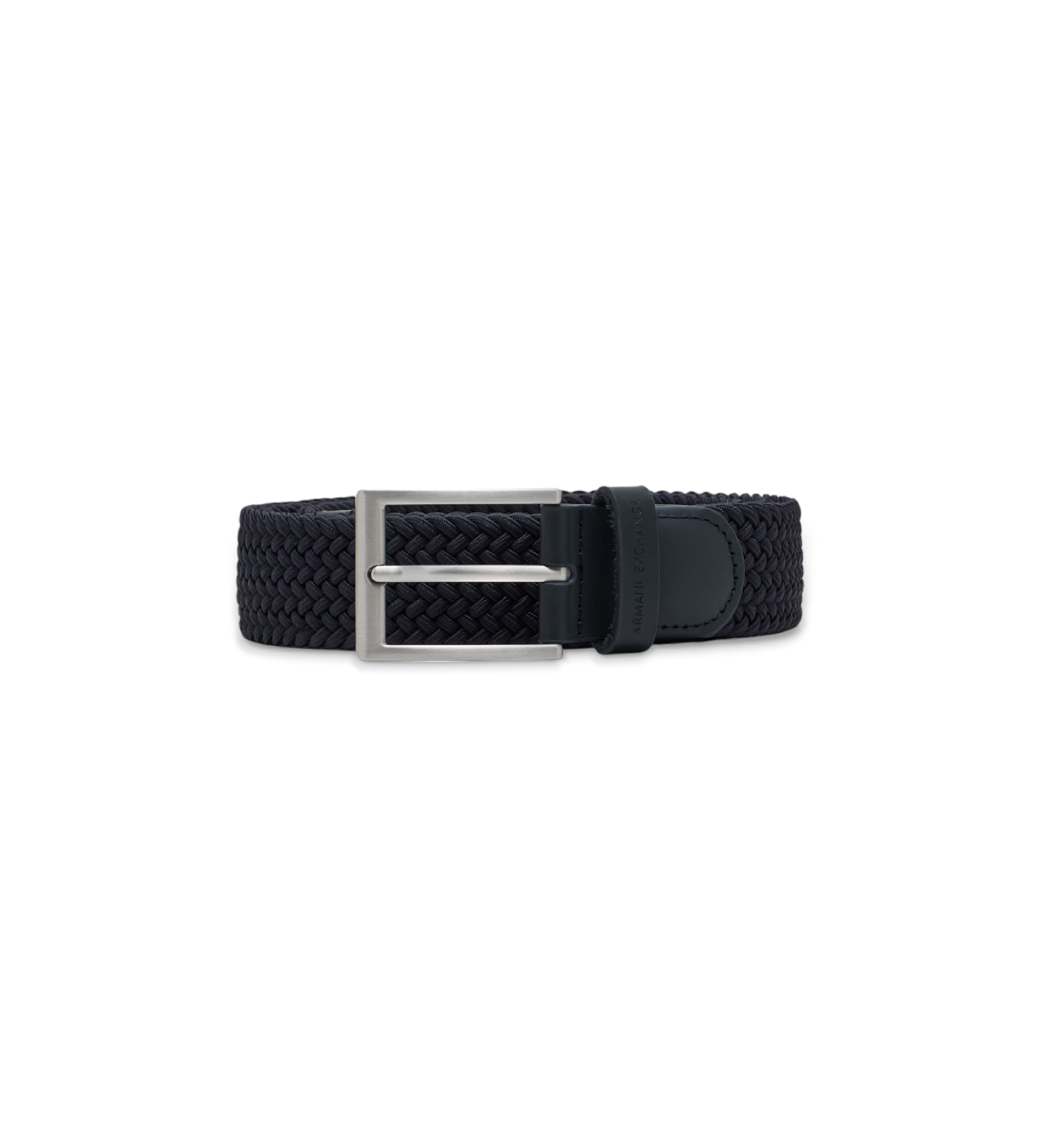 A|X Armani Exchange für Herren. 9513693R863UB101 Gürtel aus gewebtem Stoff, marineblau (110 cm), Lässig, Polyester