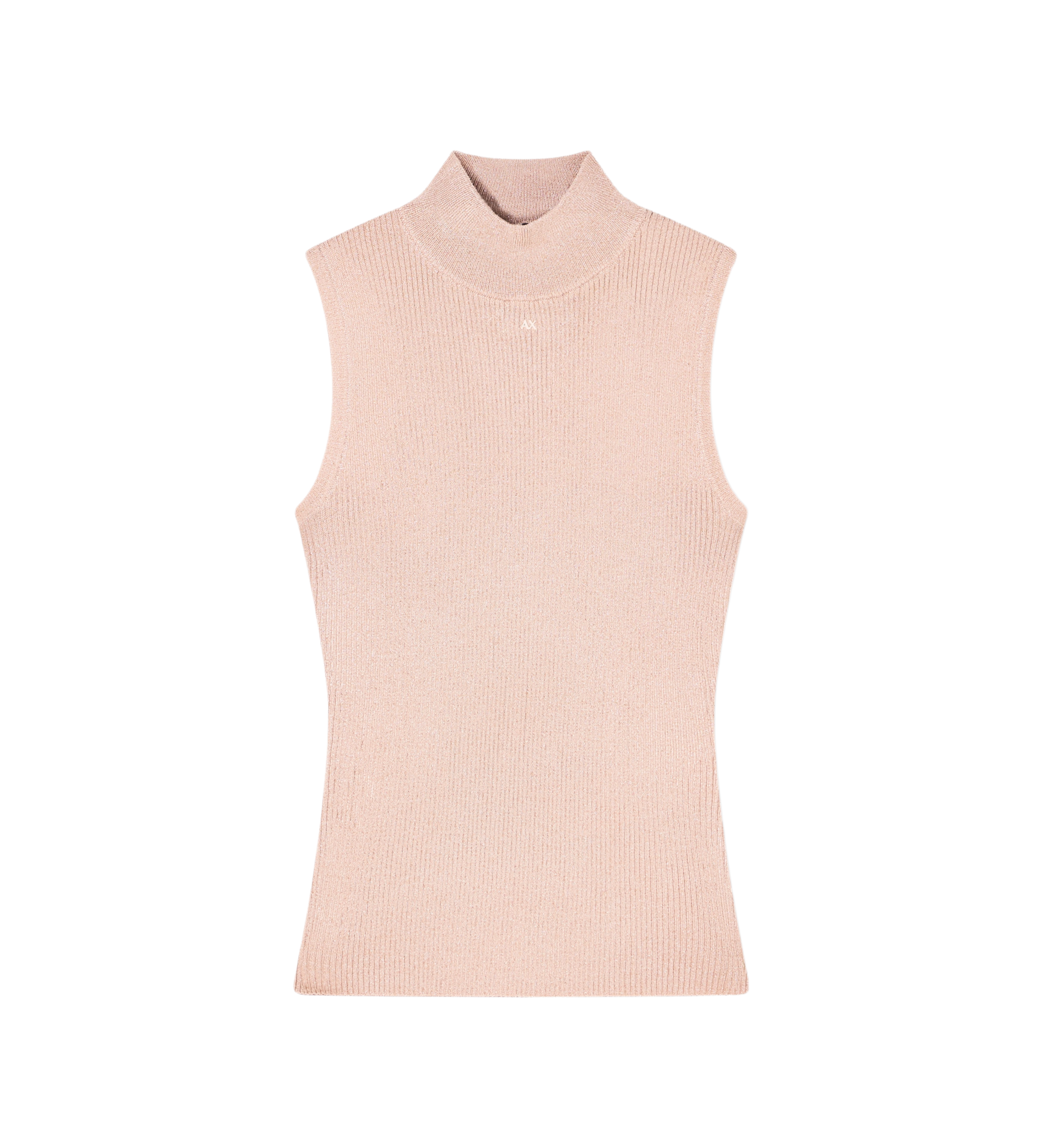 A|X Armani Exchange für Damen. XW001876AF11957M4014 Top Mock rosa (S), Lässig, Viskose, Ärmellos / Hosenträger