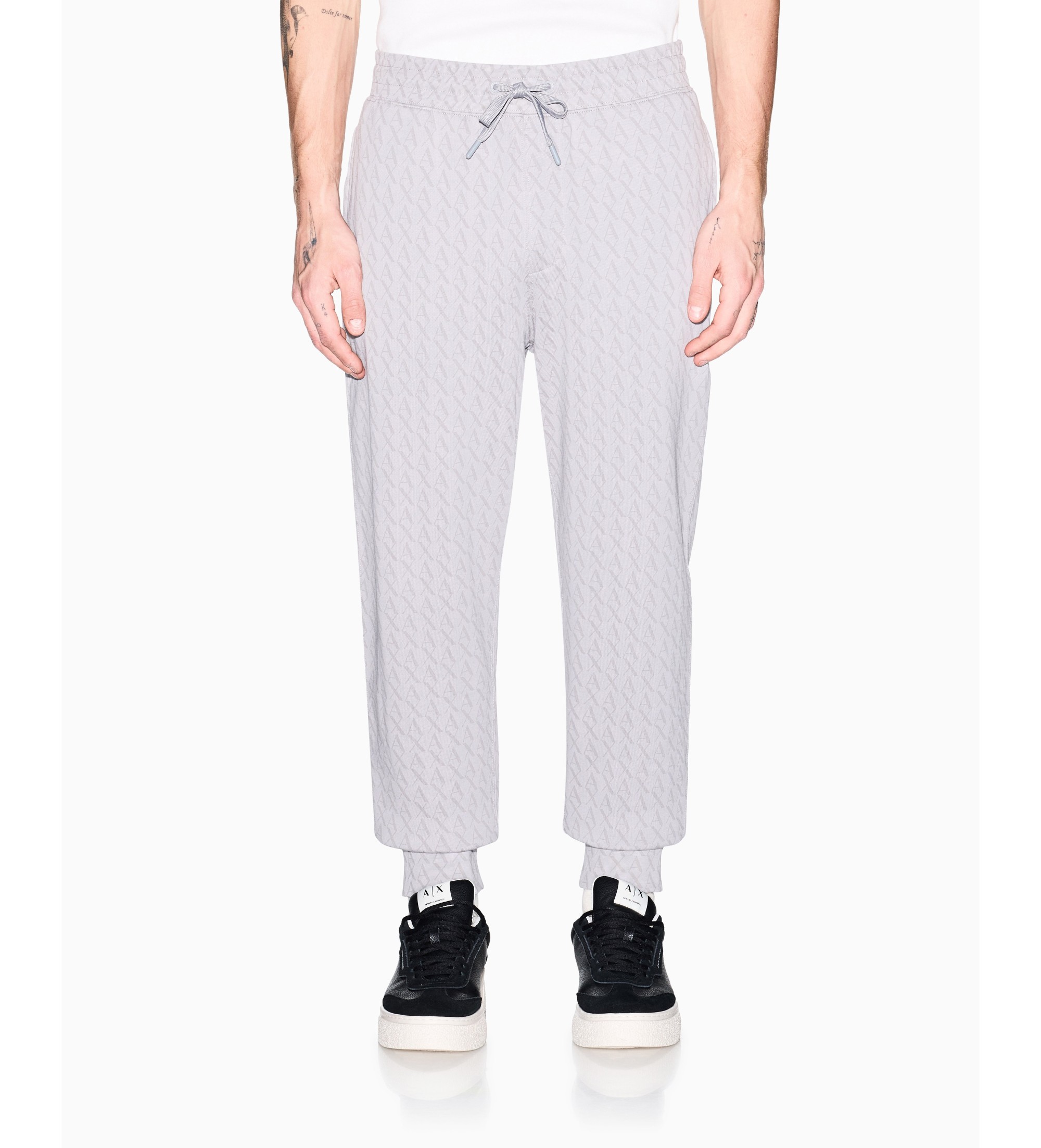 A|X Armani Exchange für Herren. XM001226AF11847M8315 Verstellbare Hose grau (S), Lässig, Baumwolle