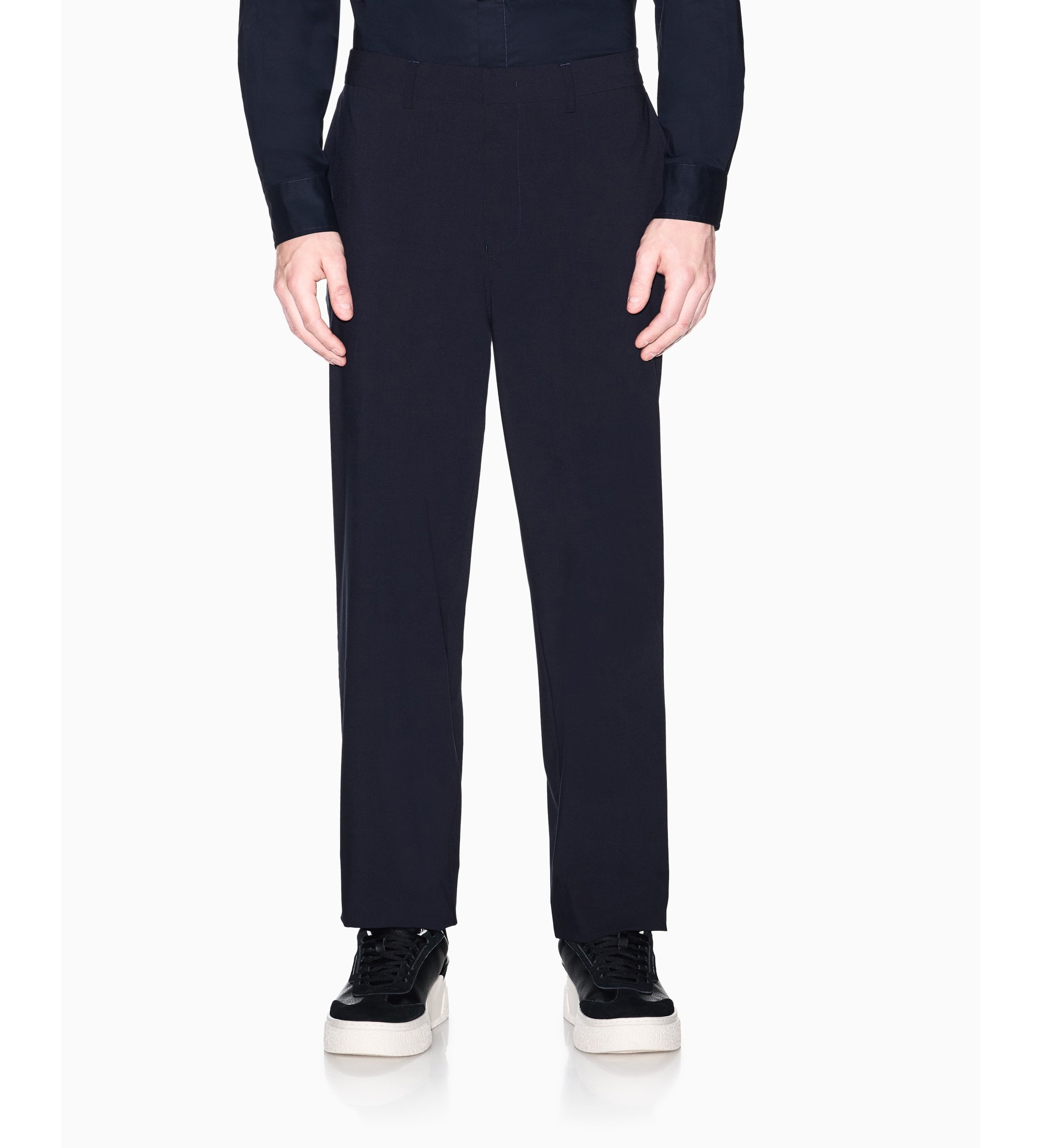 A|X Armani Exchange für Herren. XM002083AF22403UB101 Gerade Hose marineblau (38), Lässig, Polyester