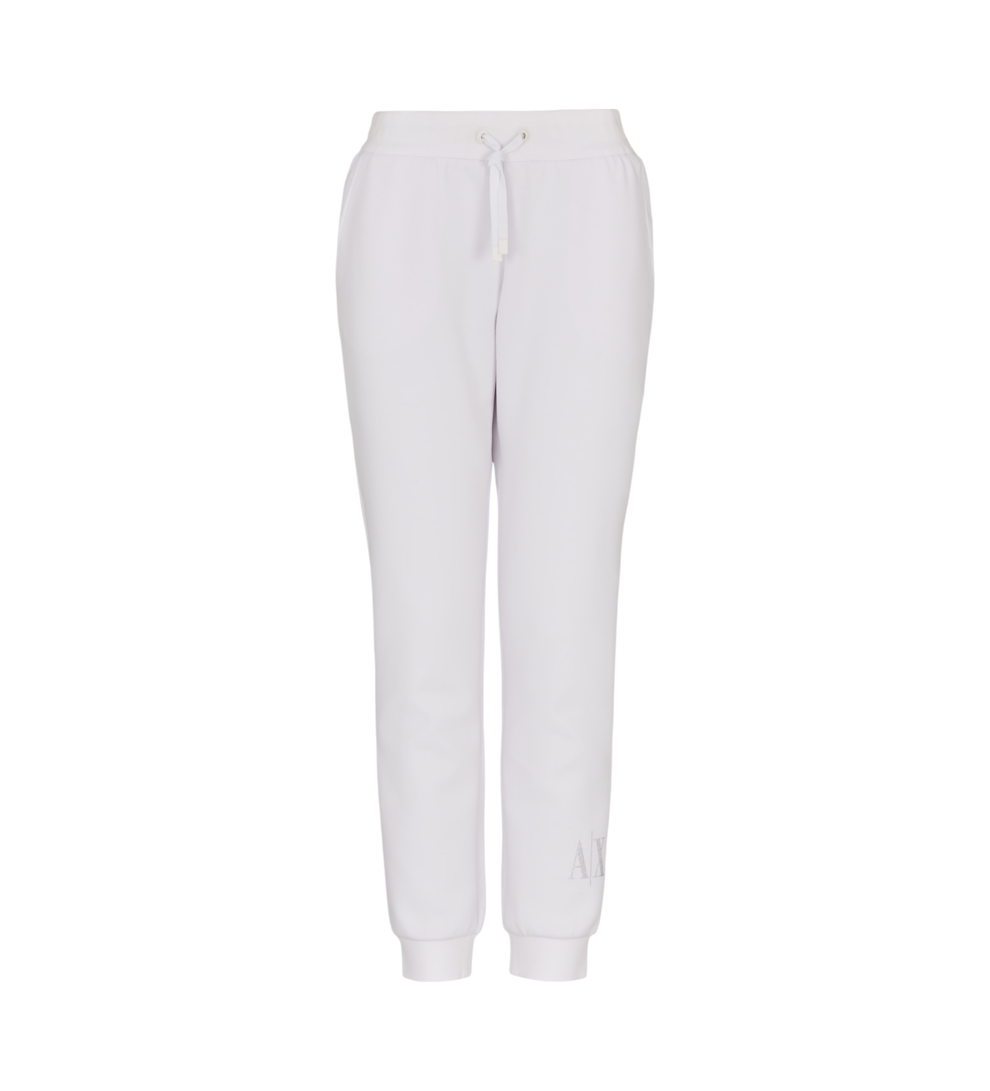 A|X Armani Exchange für Damen. XW000828AF13397U0002 Jogginghose mit weißem Logo (L), Lässig, Viskose