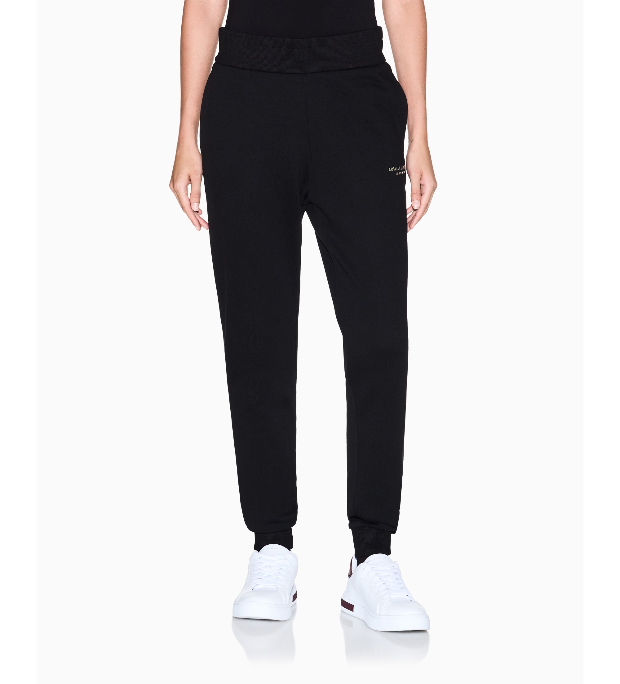 A|X Armani Exchange für Damen. XW001454AF10830MC021 Jogginghose schwarz (S), Lässig, Sportlich, Baumwolle