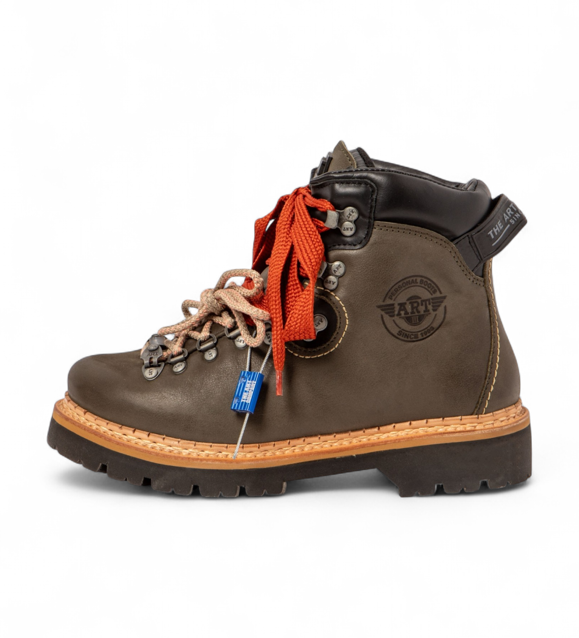 Art Unisex. 100301122603_0G3 Lederstiefeletten 0030 Air Alpine braun (42), Wohnung, Schnürsenkel, Lässig