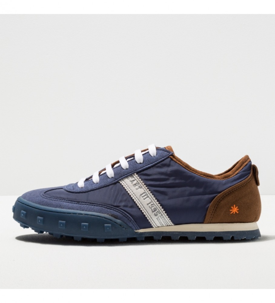Art für Herren. 111091150003_0B0 Schuhe 1109 Cross Himmelblau (36), Wohnung, 1 bis 3 cm, Schnürsenkel, Lässig
