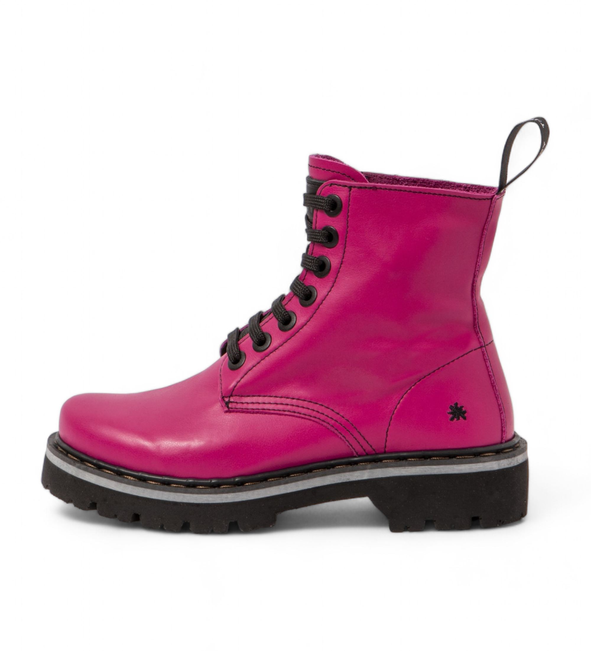 Art für Damen. 1116612O8003_043 Lederstiefeletten 1166 rosa (36), Wohnung, Schnürsenkel, Lässig