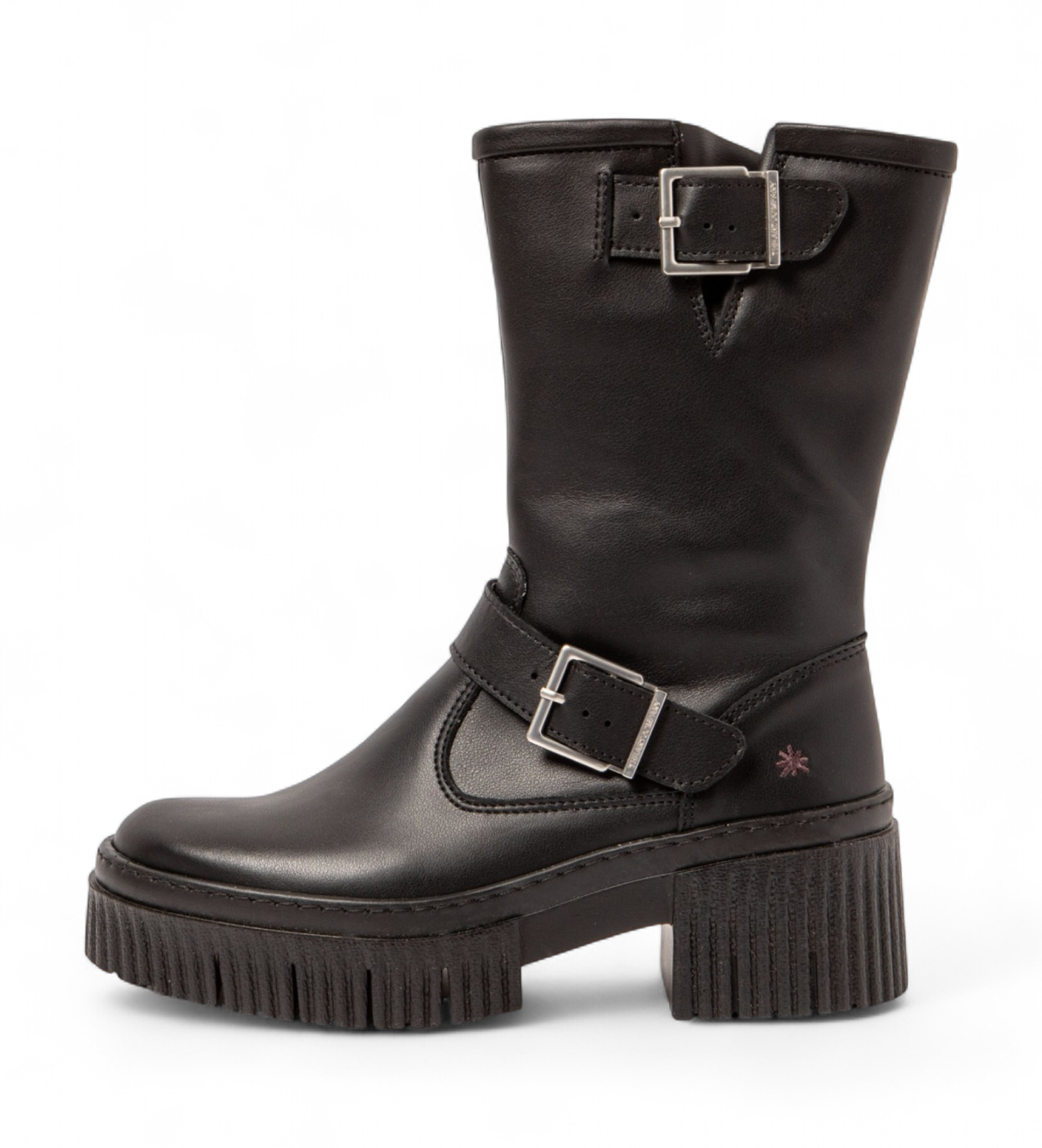 Art für Damen. 113971101003_001 Lederstiefel 1397 York schwarz (36), 3 bis 5 cm, Reißverschluss, Lässig