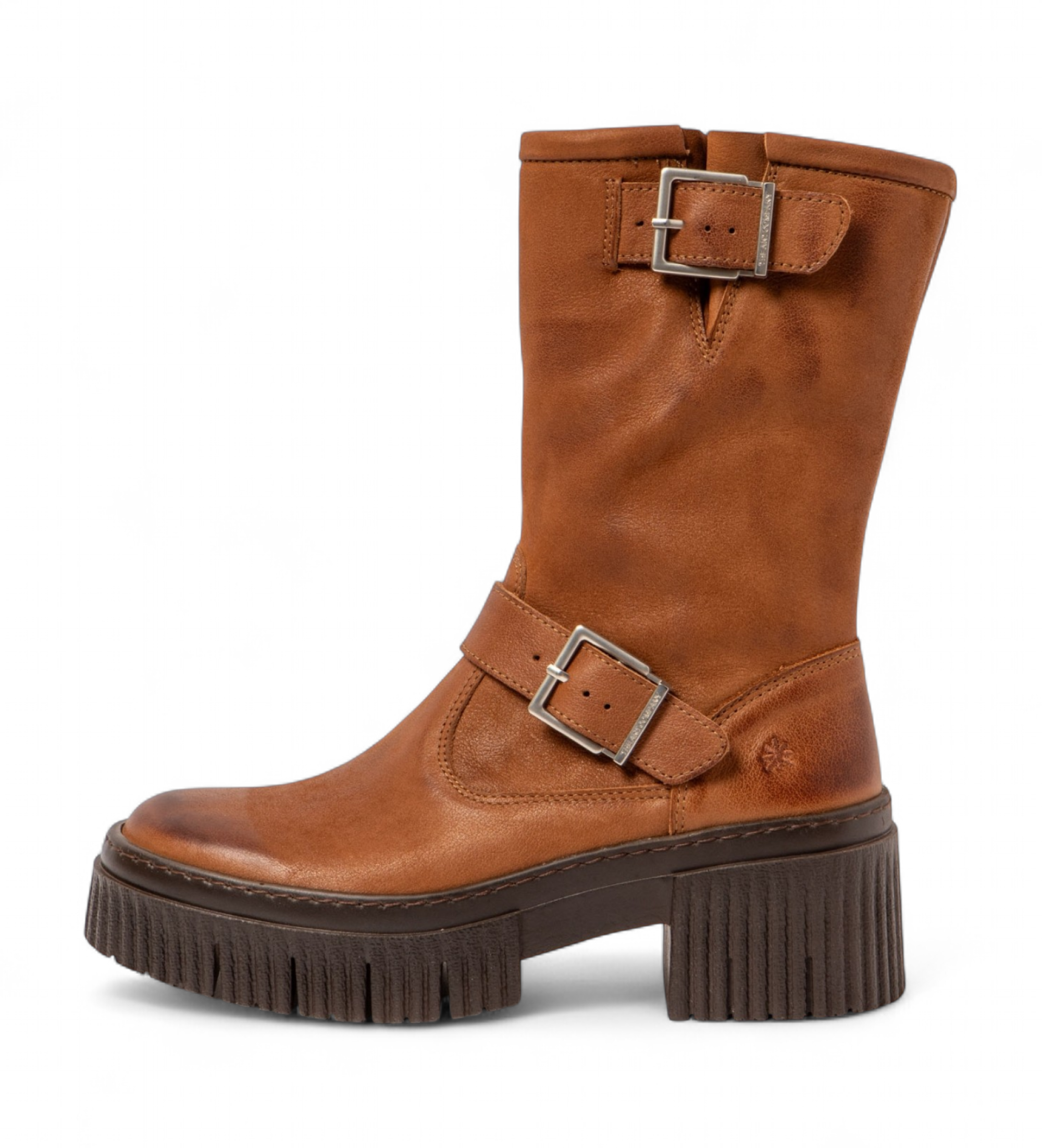 Art für Damen. 113971123003_023 Lederstiefel 1397 York braun (40), 3 bis 5 cm, Reißverschluss, Lässig