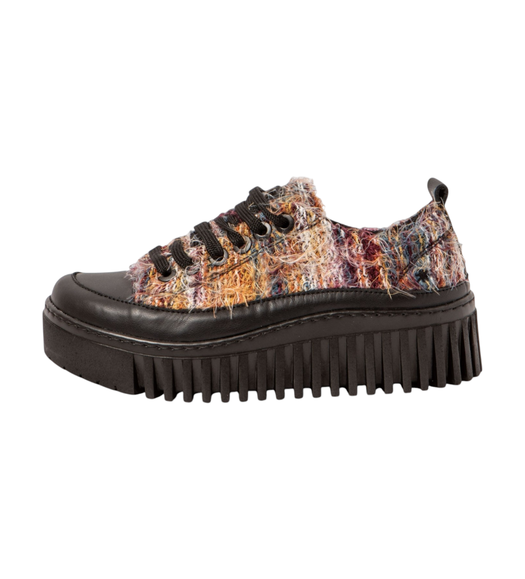 Art für Damen. 11518S1FD003_ESP Turnschuhe 1518S Brighton mehrfarbig (40), Stoff, 3 bis 5 cm, Schnürsenkel, Lässig