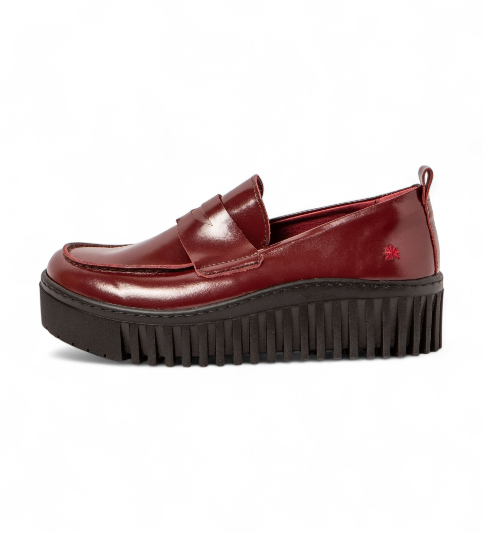 Art für Damen. 115301467003_008 Lederschuhe 1530 Brighton burgundy (36), 3 bis 5 cm, Keine, Lässig, Bordeaux