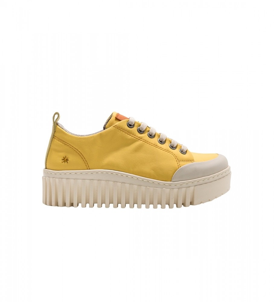 Artvoor vrouwen. 115341124003_024 Schoenen 1534 Brighton geel (39), 3 tot 5 cm, Veters, Casual