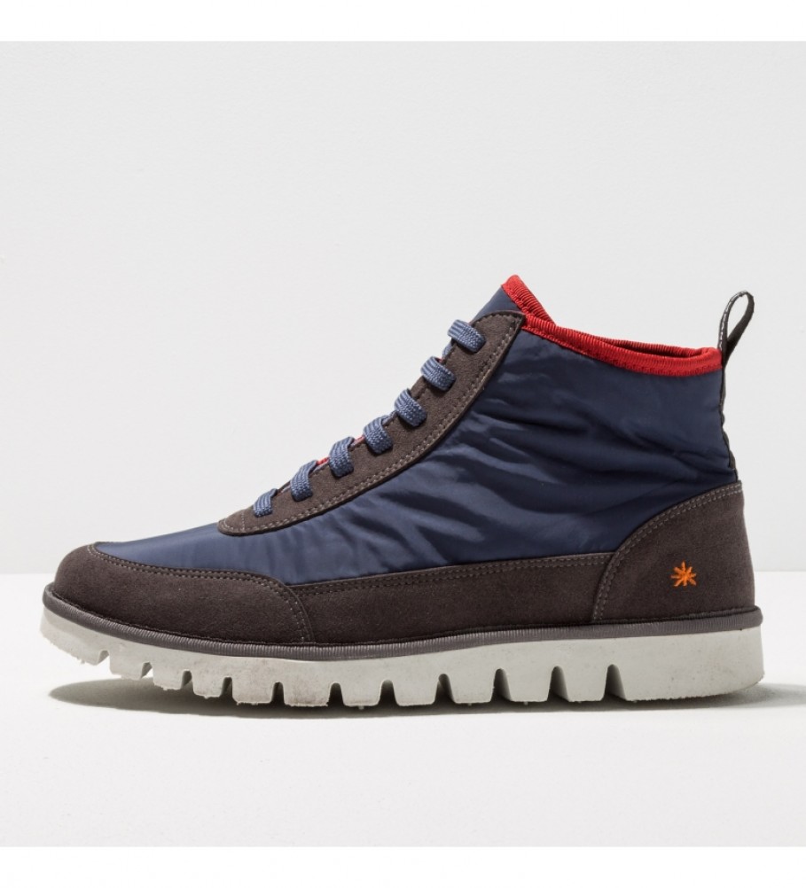 Art für Herren. 115851150003_0B0 Blau Ontario1585 Ontario blau Turnschuhe (46), Stoff, Wohnung, Schnürsenkel, Lässig