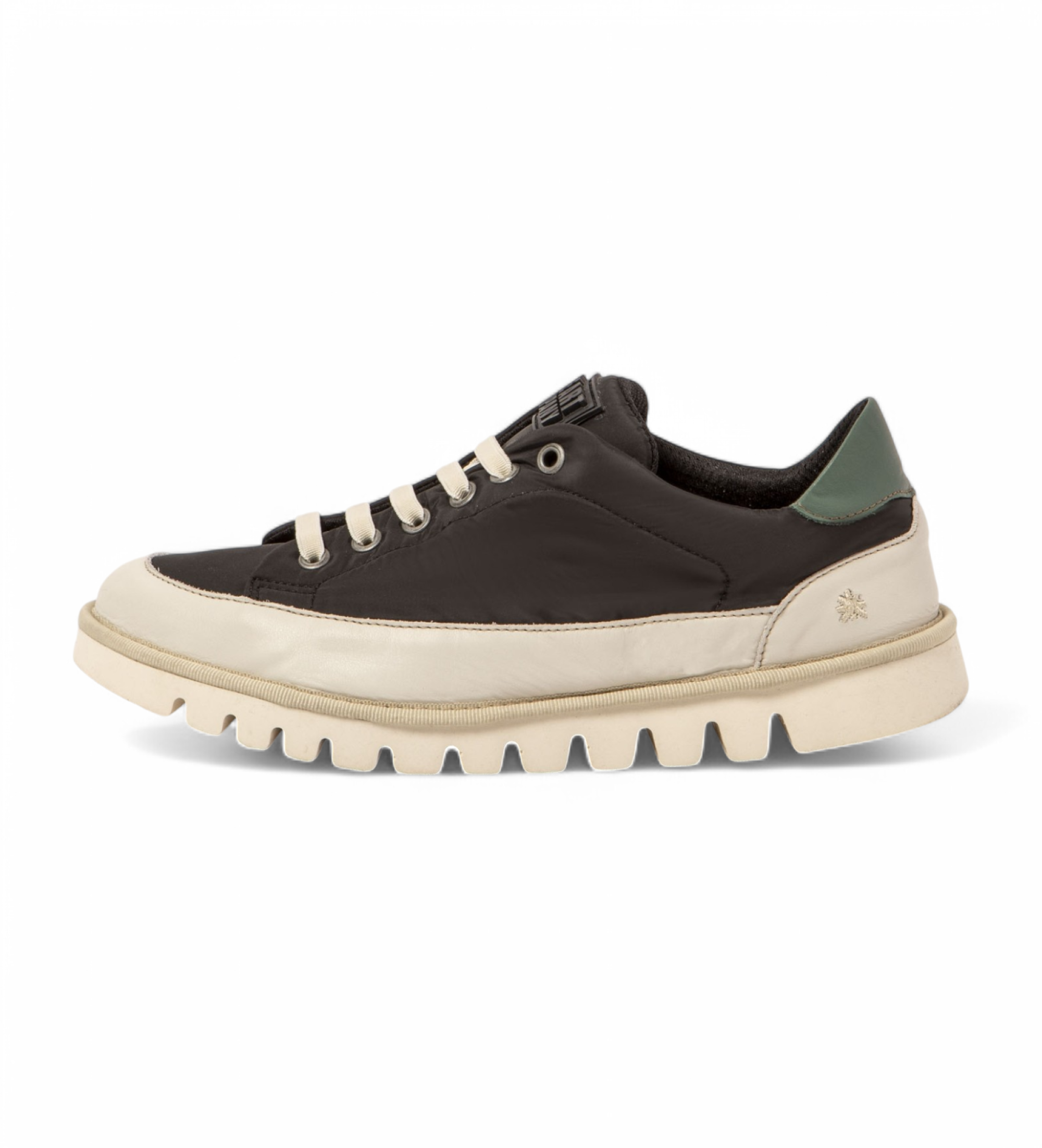 Art Unisex. 115961101003_001 Leder Turnschuhe 1596 Ontario schwarz (43), 3 bis 5 cm, Schnürsenkel, Lässig