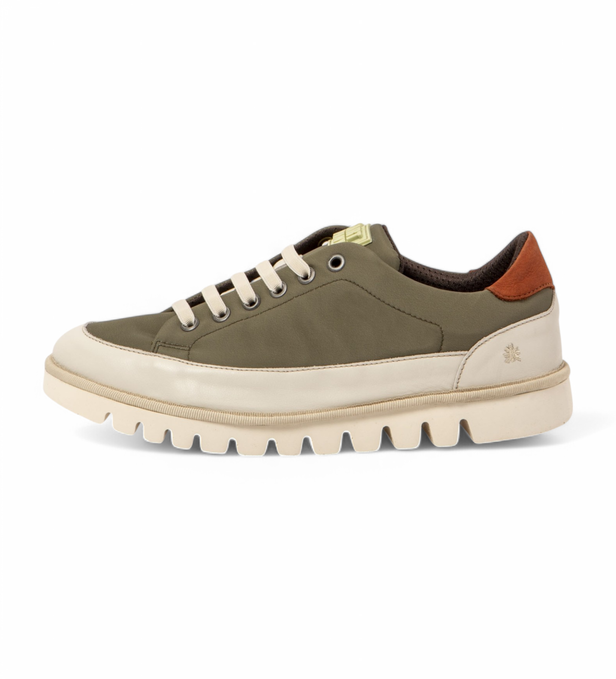 Art Unisex. 115961122003_0G3 Turnschuhe 1596 Ontario grün (44), Leder, 3 bis 5 cm, Schnürsenkel, Lässig