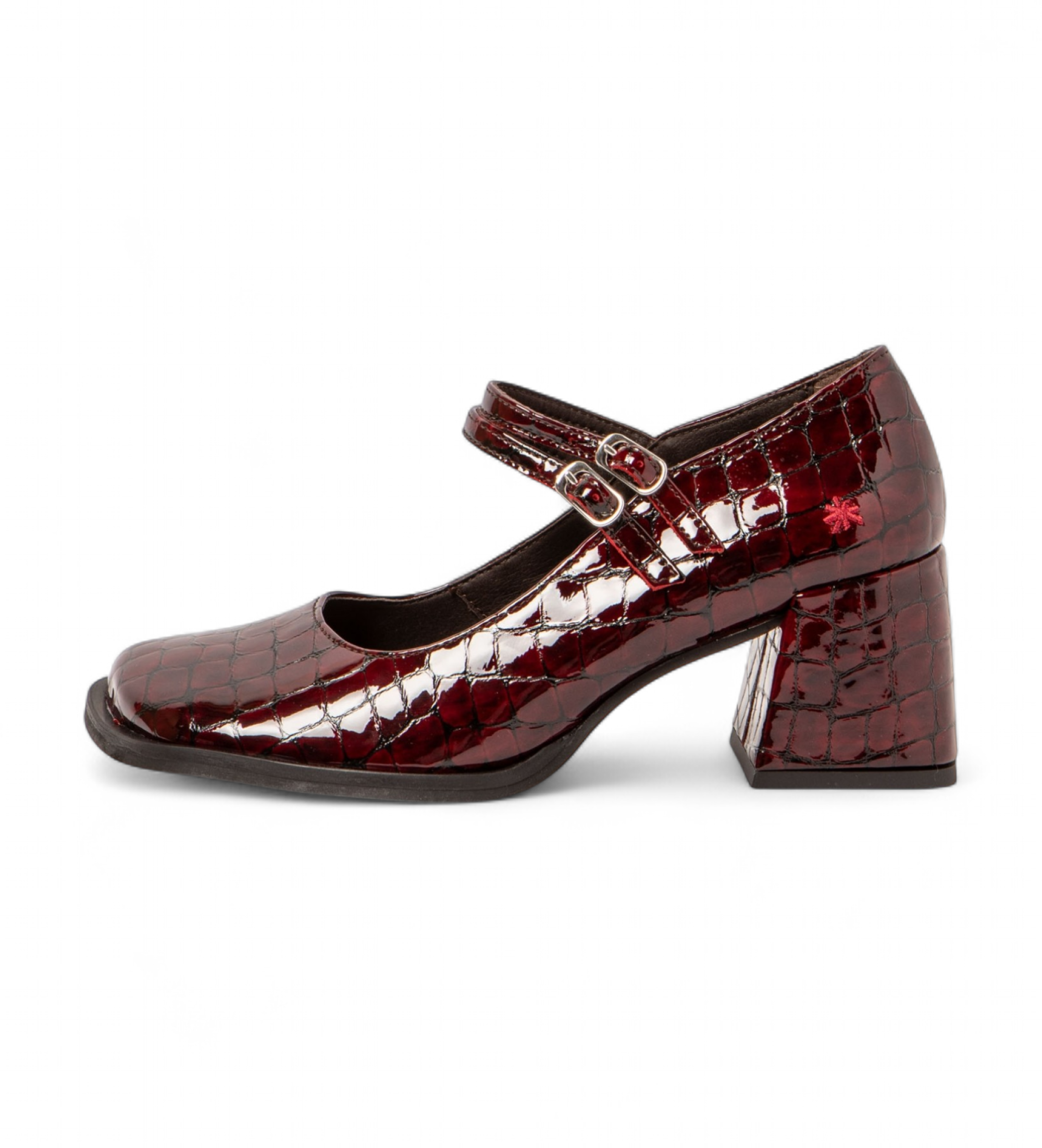 Art für Damen. 117041267003_008 Lederschuhe 1704 Verona burgunderrot (36), 5 bis 8 cm, Schnalle, Lässig, Klassisch, Bordeaux