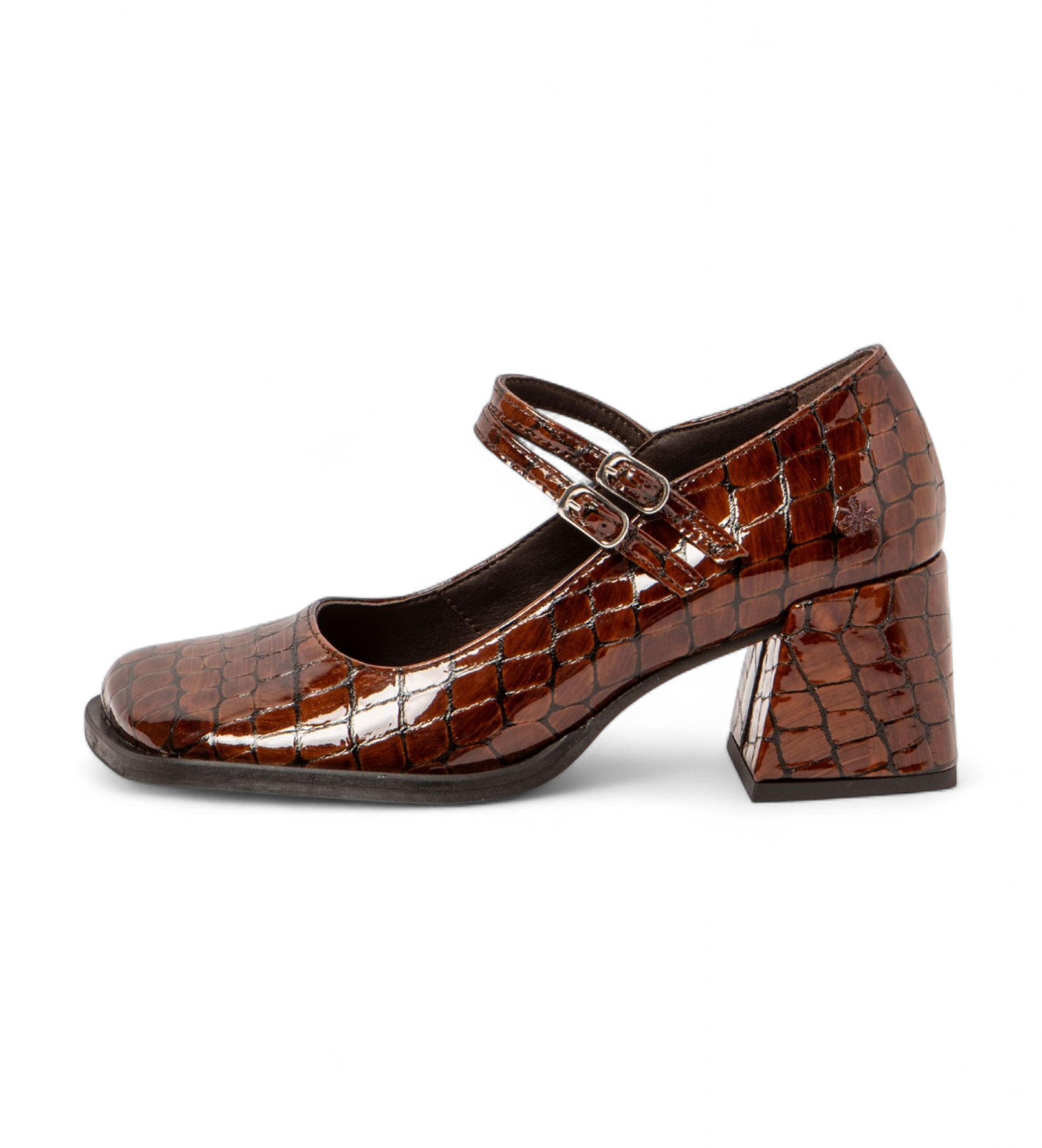 Art für Damen. 1170412OL003_023 Lederschuhe 1704 Verona braun (36), 5 bis 8 cm, Schnalle, Lässig