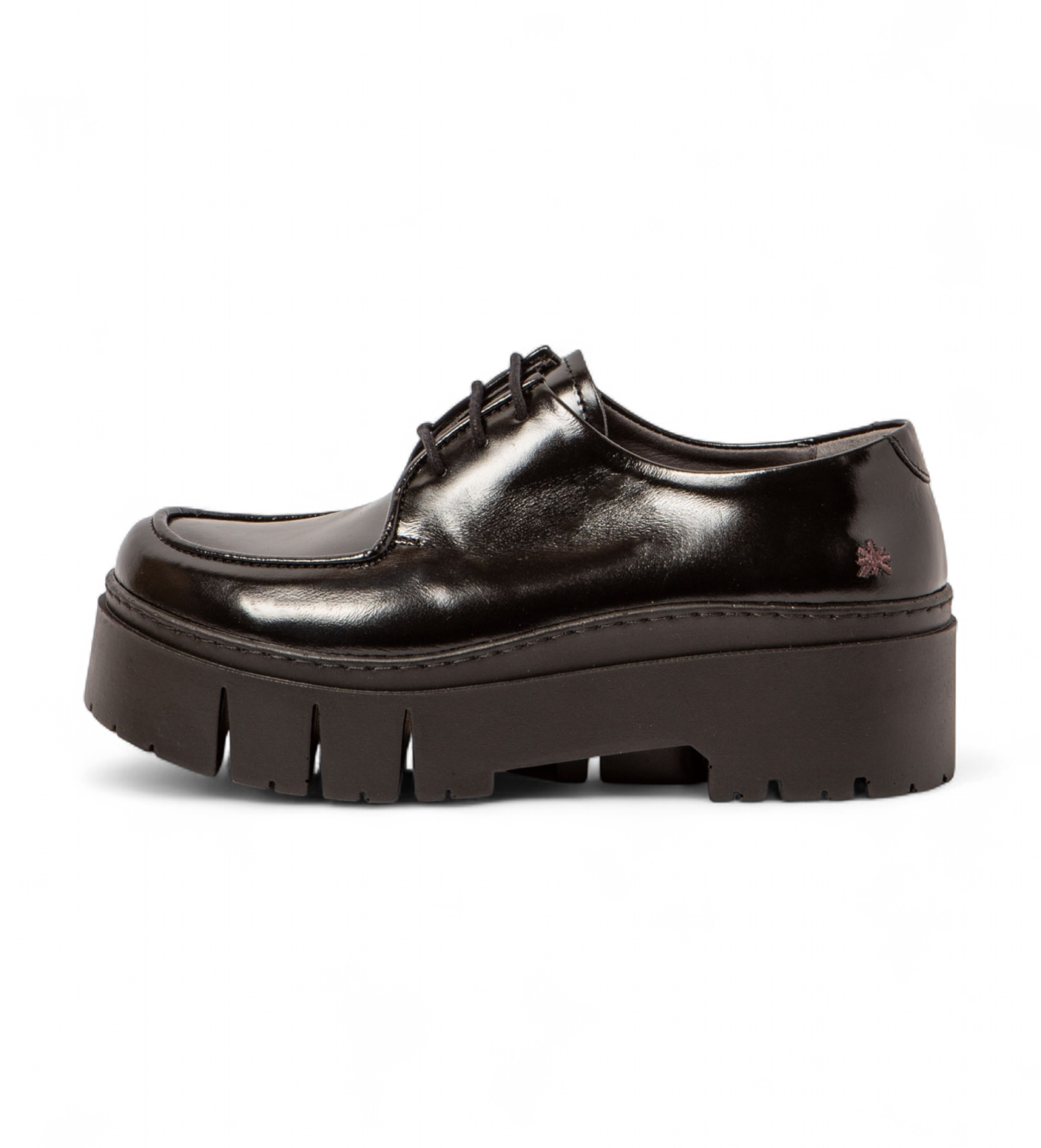 Artvoor vrouwen. 117641101003_001 Lederen schoenen 1764 Leeds zwart (38), Leer, 3 tot 5 cm, Veters, Casual