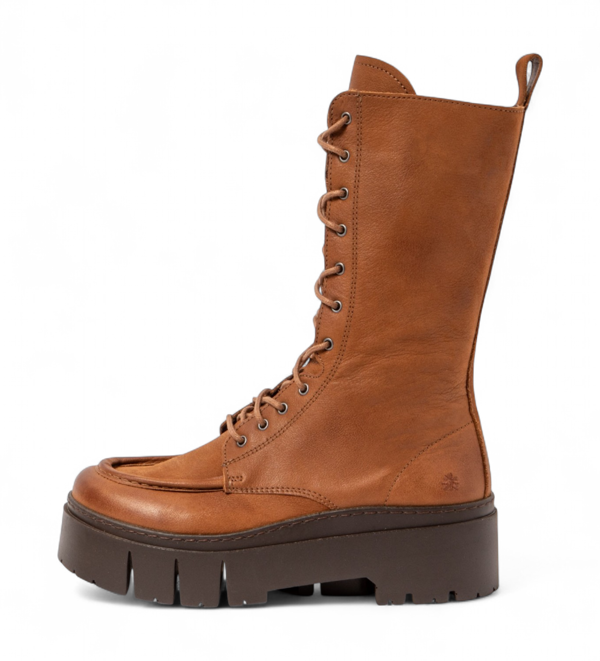 Art für Damen. 117681223003_023 Lederstiefel 1768 Leeds braun (39), 3 bis 5 cm, Reißverschluss, Lässig