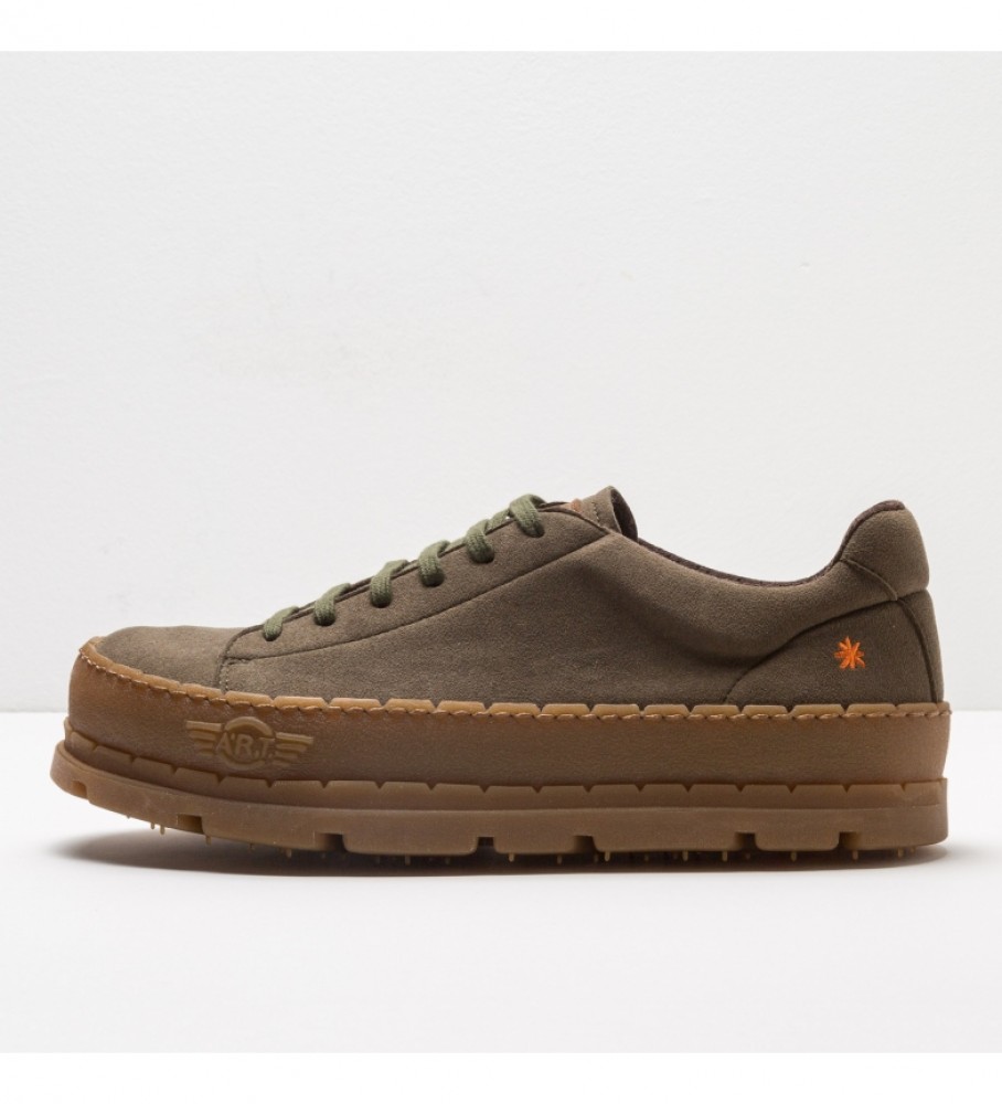 Art Unisex. 1177311S4003_0G3 Schuhe 1773 Blau Planet grün (45), Stoff, Wohnung, 1 bis 3 cm, Schnürsenkel, Lässig