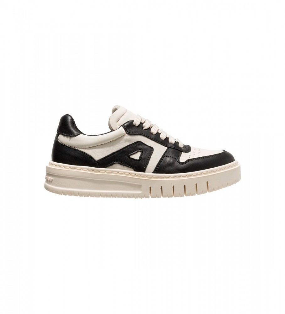 Art Unisex. 1177711TG003_001 Leder Turnschuhe 1777 Belleville schwarz, weiß (40), Wohnung, Schnürsenkel, Lässig