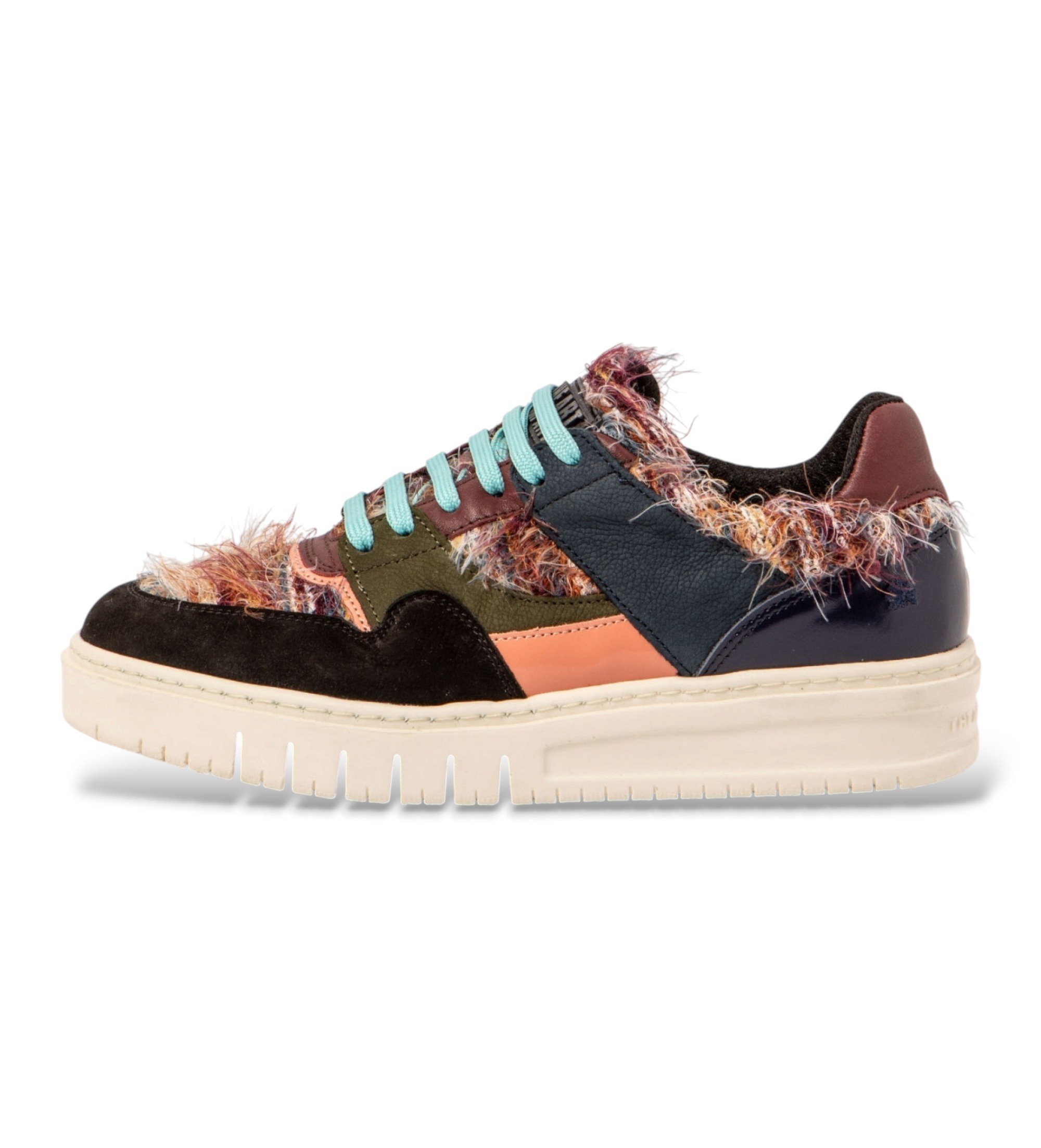 Art für Damen. 1178811FK003_0MU Sneaker 1788 Belleville mehrfarbig (38), Stoff, Wohnung, Schnürsenkel, Lässig