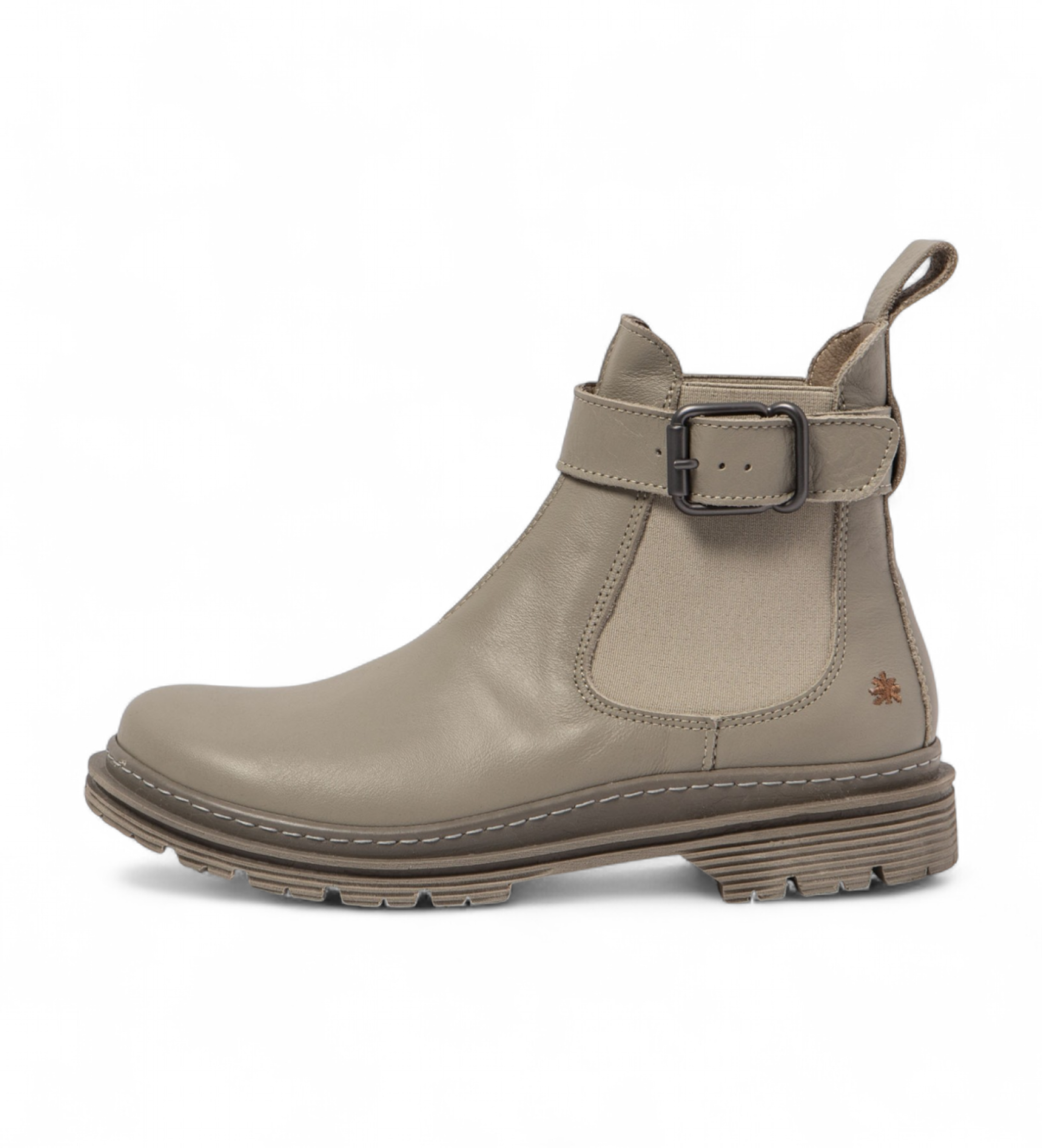 Art für Damen. 1189212SF003_020 1892 Nappaleder-Stiefelette Sesam/ Birmingham (39), Beige, Wohnung, 1 bis 3 cm, Lässig