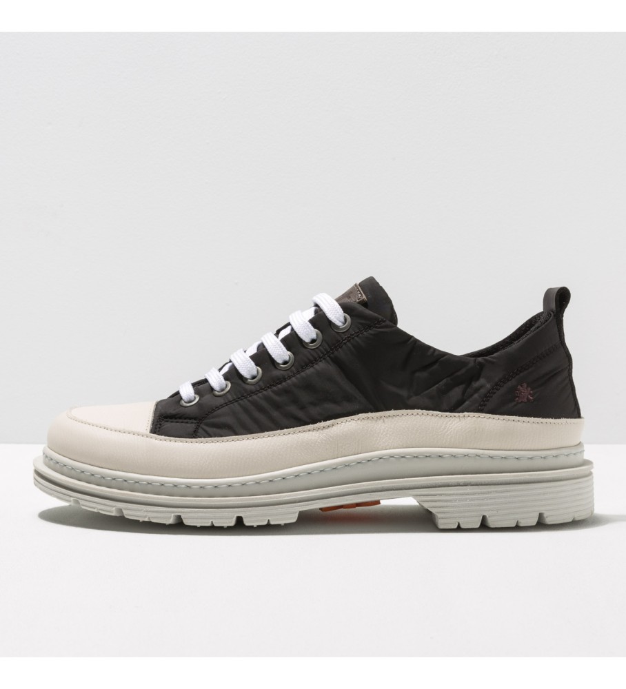 Art Unisex. 118941101003_001 Birmingham Nylon Schuhe schwarz (44), Wohnung, Schnürsenkel, Lässig, Recyceltes Nylon